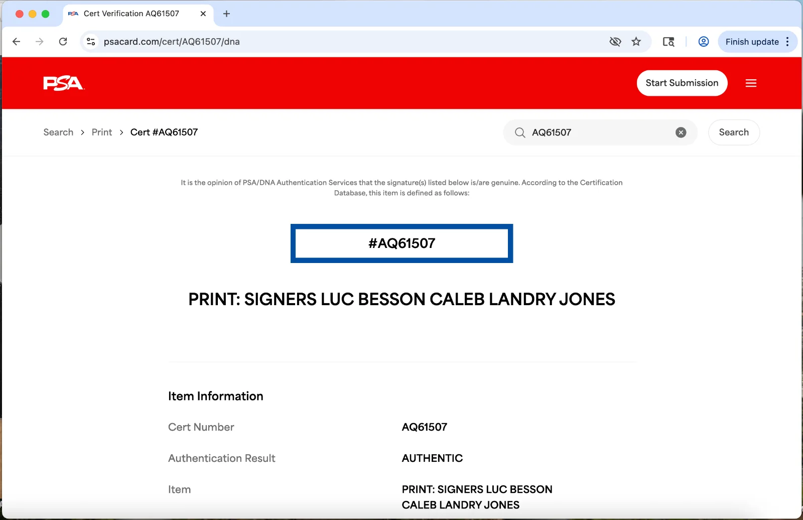 Caleb Landry Jones, Luc Besson — Caleb Landry Jones Luc Besson signed 8x10 photo autograph PSA DNA Dracula cast, изображение 3