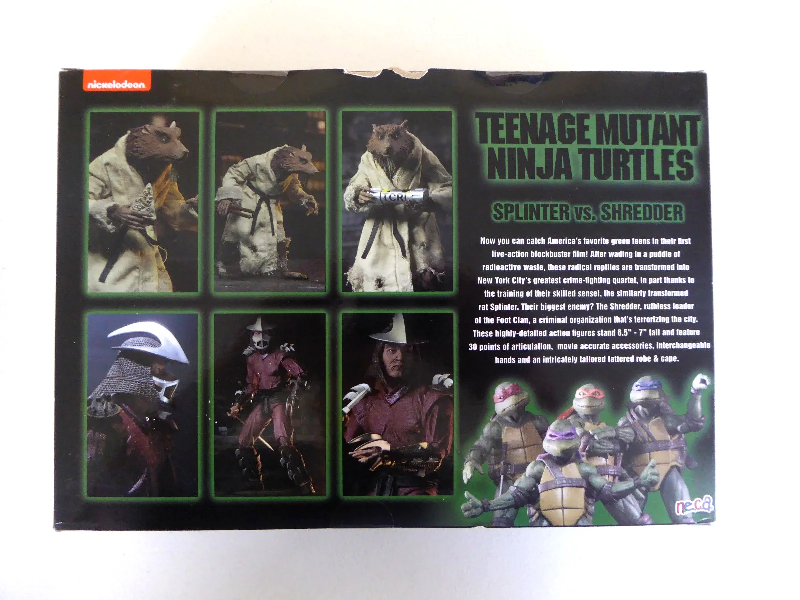 James Saito & Kevin Clash Signed NECA Figure, 1990 TMNT, Ninja Turtles, JSA COA, image 4