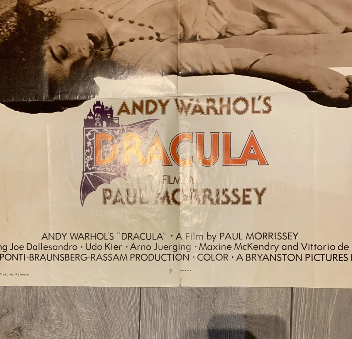 ANDY WARHOLS DRACULA AKA BLOOD FOR DRACULA ORIG US 1 ST UDO KIER JOE DALLESANDRO, изображение 4