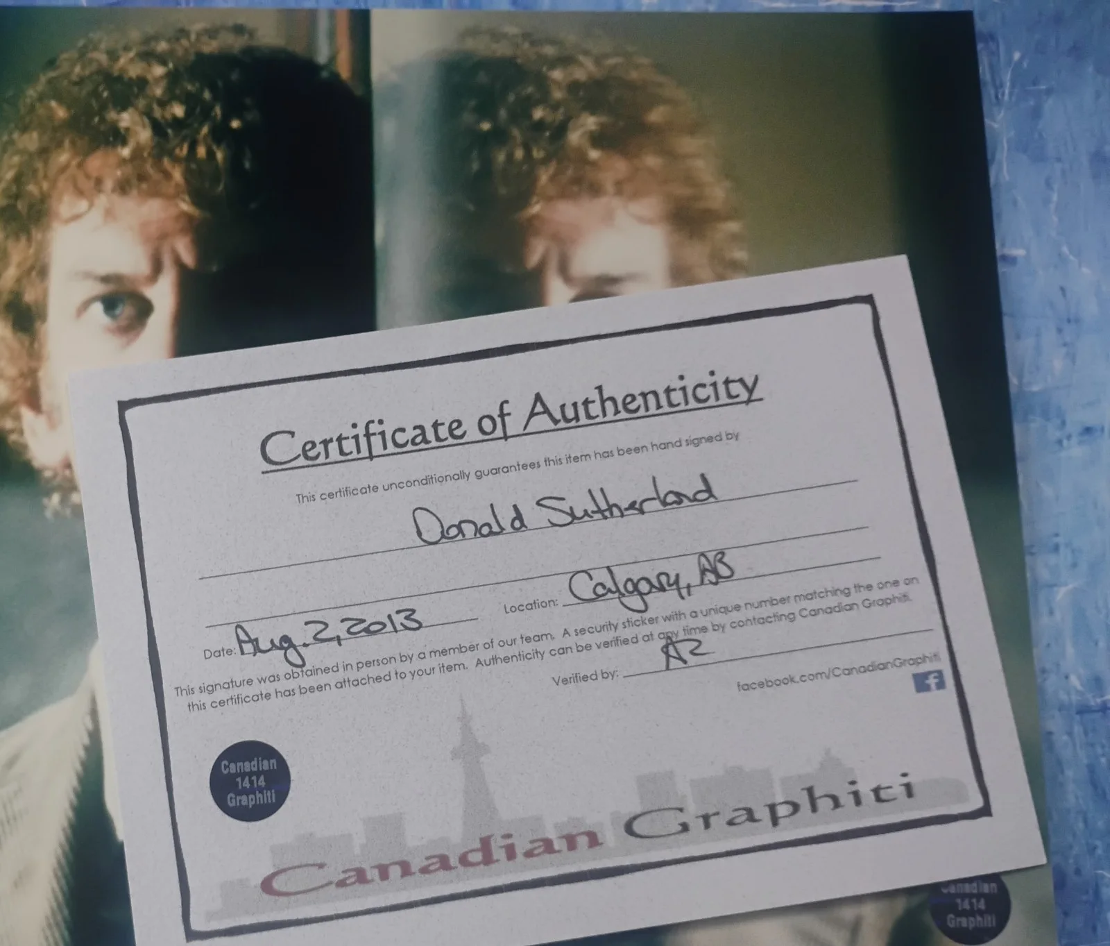 Donald Sutherland Hand Signed Photo COA Invasion Of The Body Snatchers NO TARIFF, изображение 4