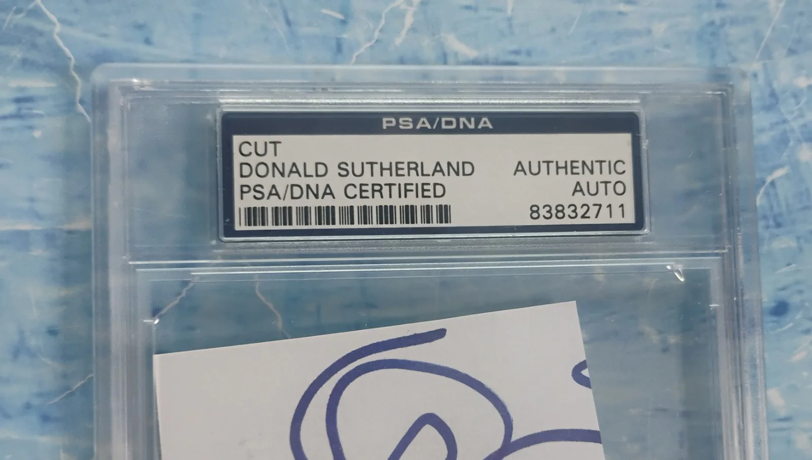 Donald Sutherland Hand Signed Autograph PSA COA Slabbed NO US TARIFFS, image 3