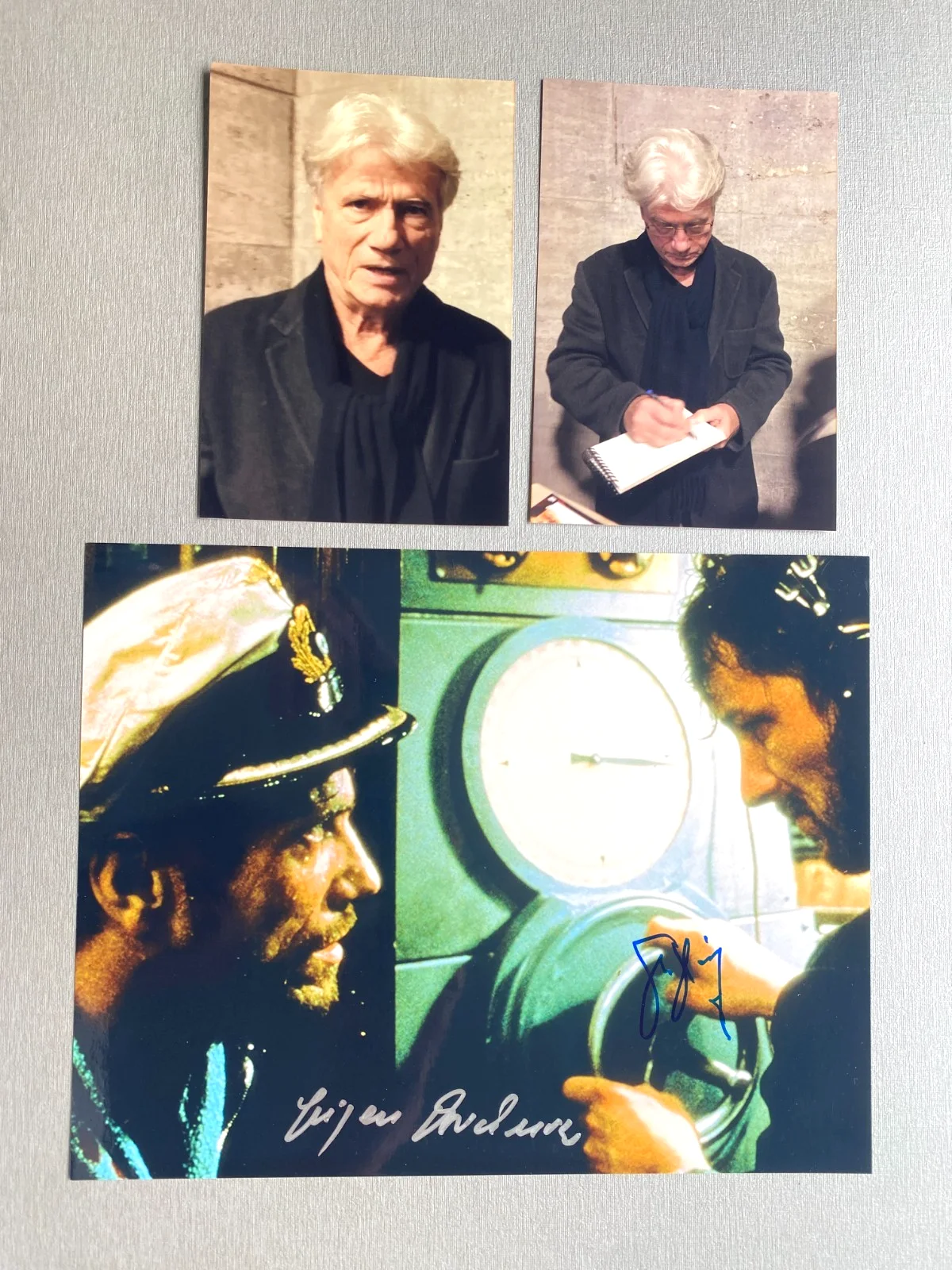 Jürgen Prochnow & Heinz Hönig — JÜRGEN PROCHNOW & HEINZ HÖNIG 'Das Boot' in-person signed autograph 8x10 Photo