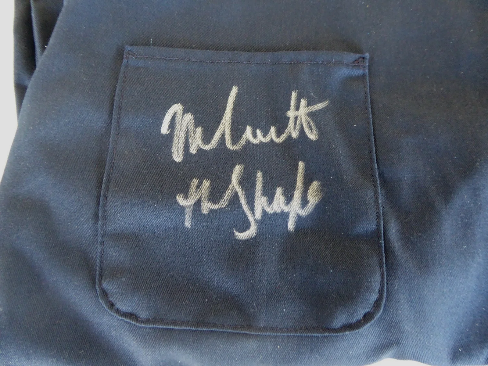 Nick Castle Authentic Signed Coveralls Auto, Halloween, Michael Myers, JSA COA, image 3