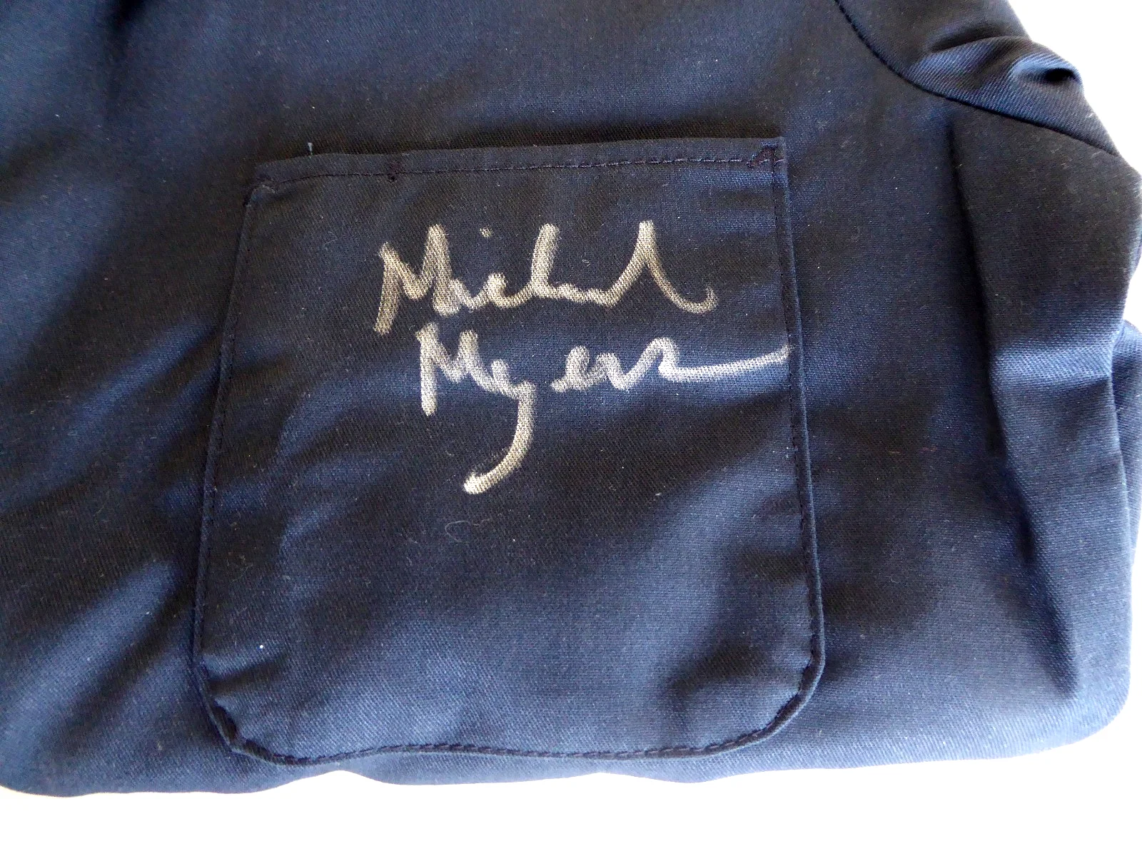 Nick Castle Authentic Signed Coveralls Auto, Halloween, Michael Myers, JSA COA, image 4