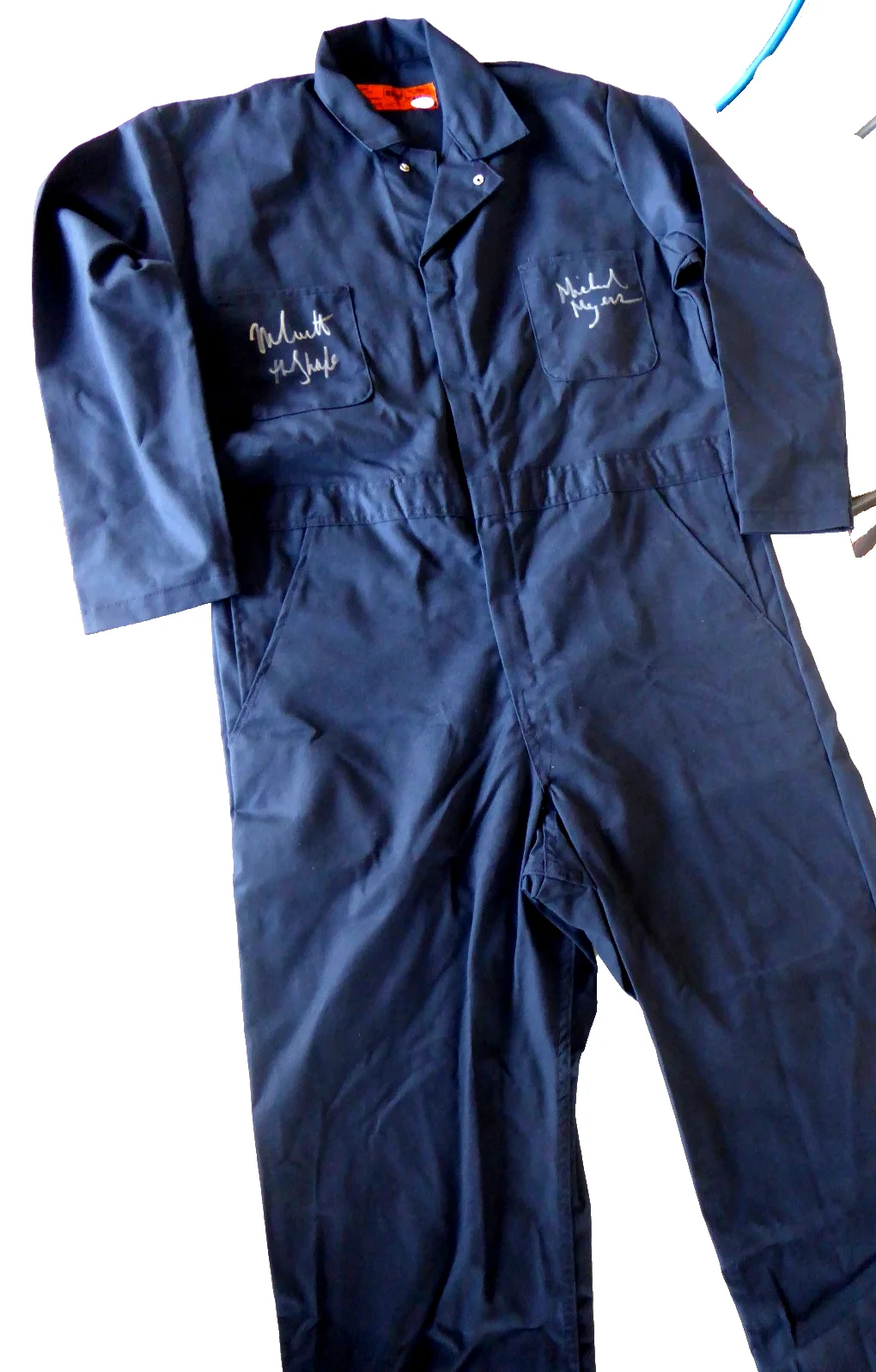 Nick Castle Authentic Signed Coveralls Auto, Halloween, Michael Myers, JSA COA, image 5