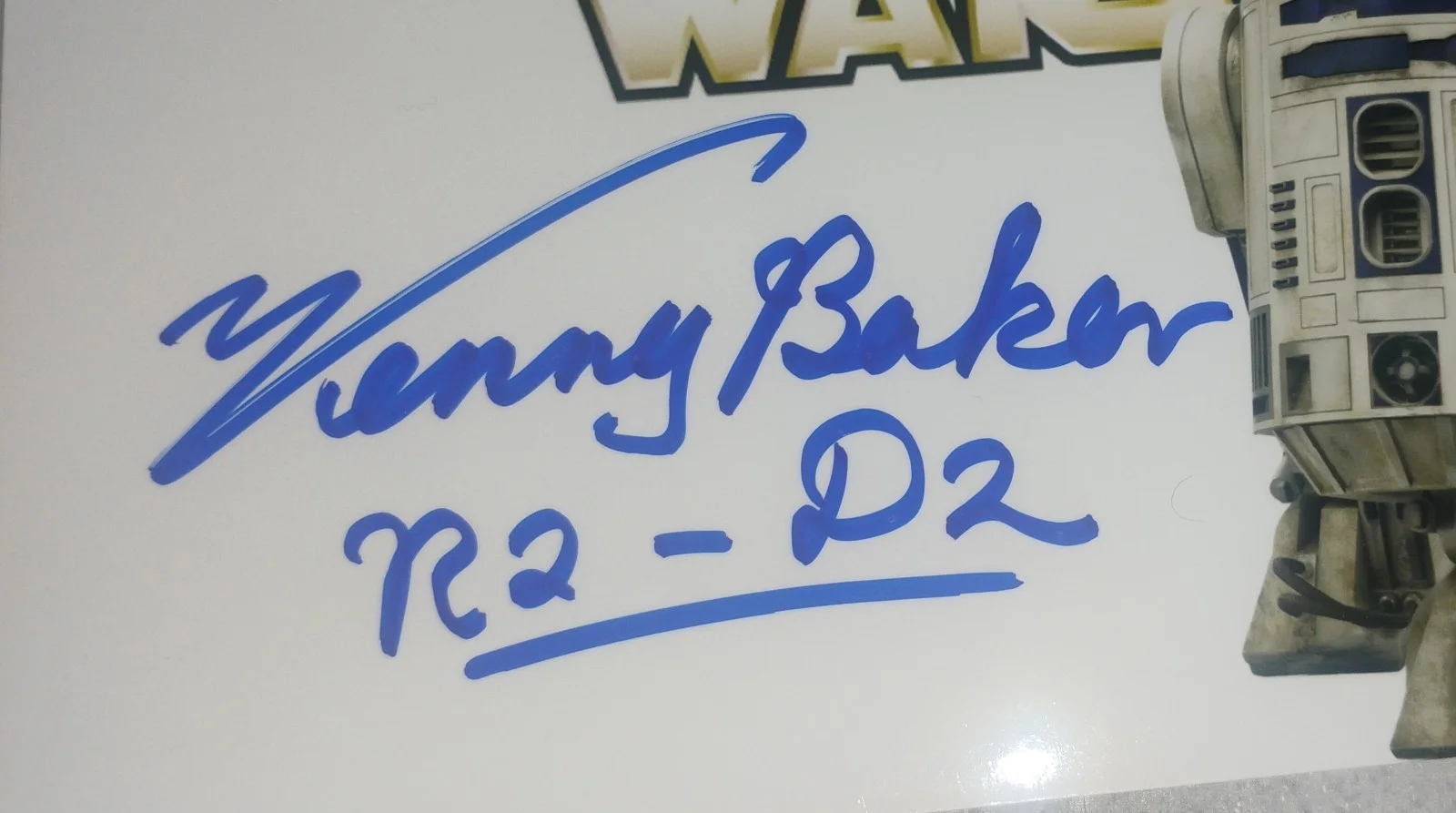Kenny Baker Hand Signed Autograph 4x6 Photo COA Star Wars R2-D2, изображение 2