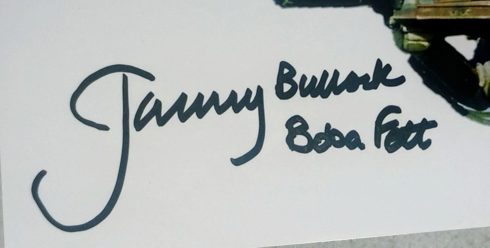 Jeremy Bulloch Hand Signed Autograph 4x6 Photo COA Star Wars Boba Fett, изображение 2
