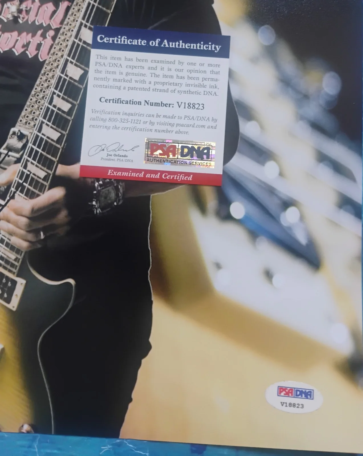 Slash Hand Signed Autograph 11x14 Photo PSA COA Guns N Roses NO US TARIFF, image 4
