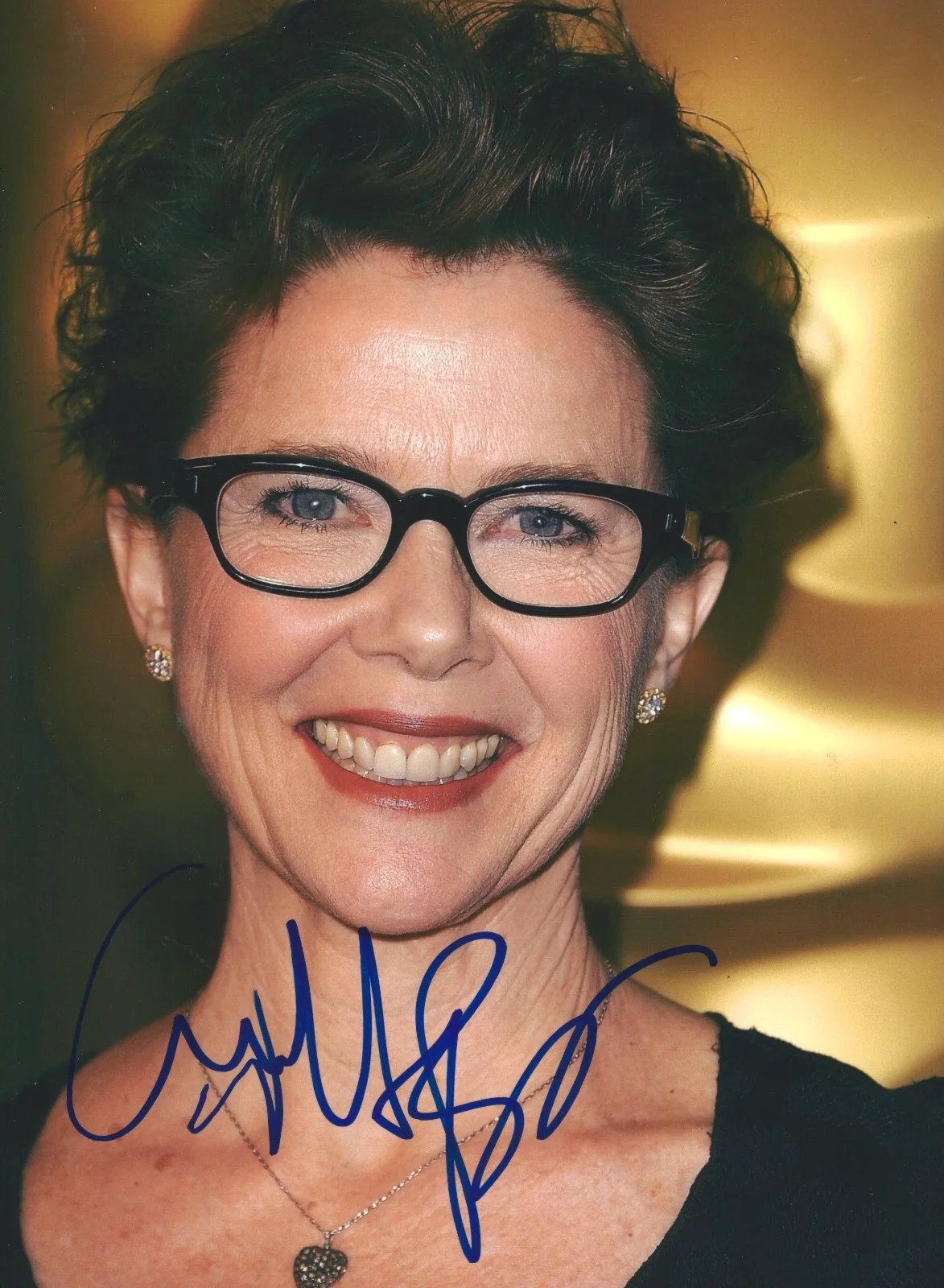 Annette Bening — Annette Bening signed 8x10 photo In Person. Proof. - Bugsy, American Beauty