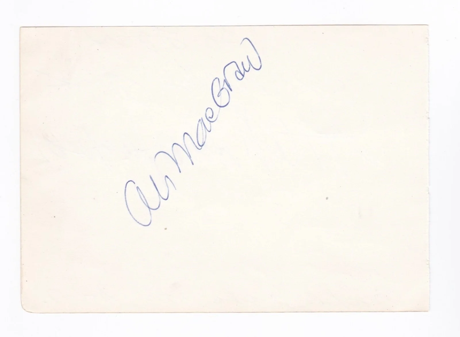 Mahalia Jackson Autographed Album Page, image 2