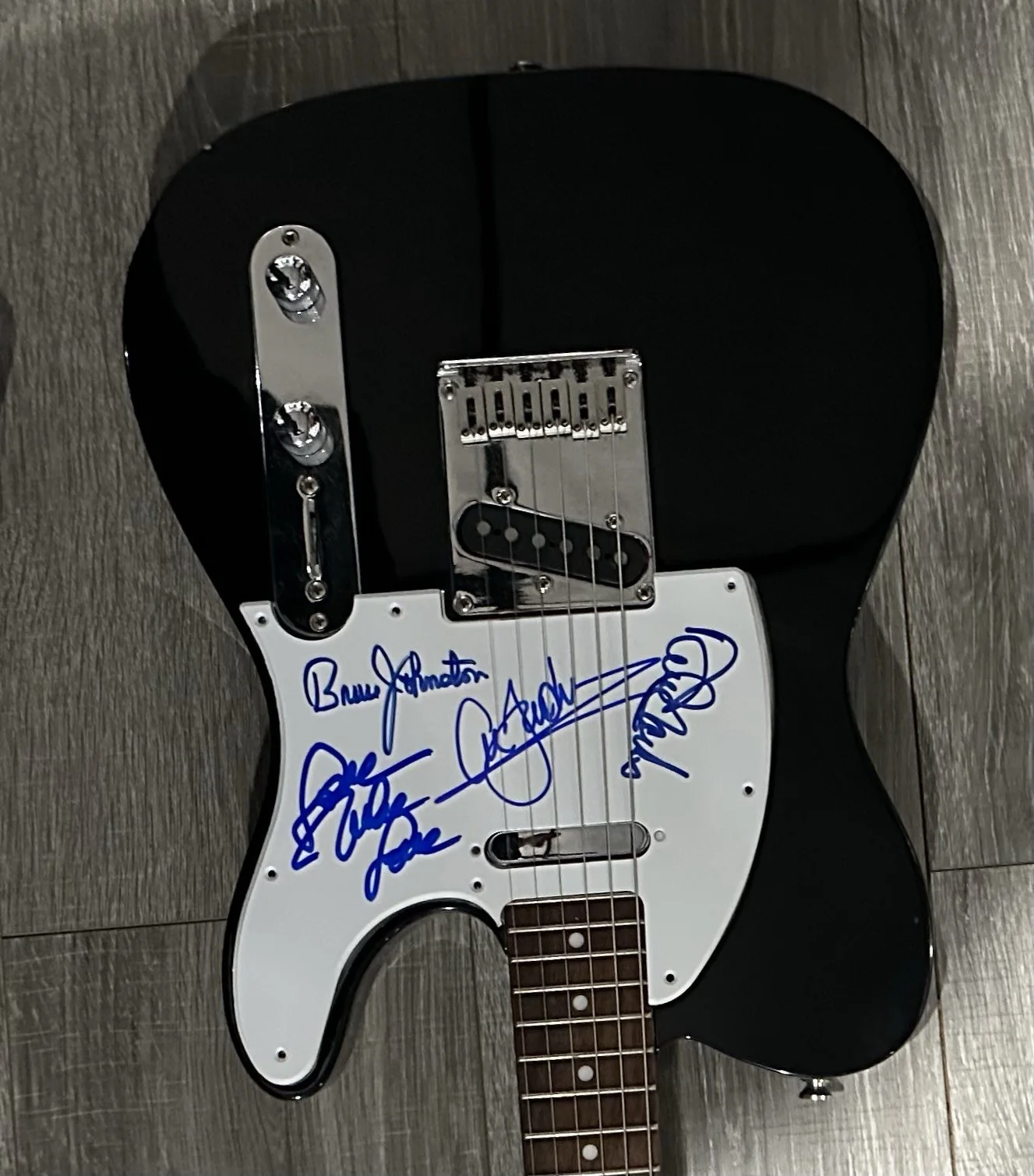 Beach Boys Signed Guitar Mike Love Al Jardin D Marks Bruce J. Autographed Guitar, изображение 2