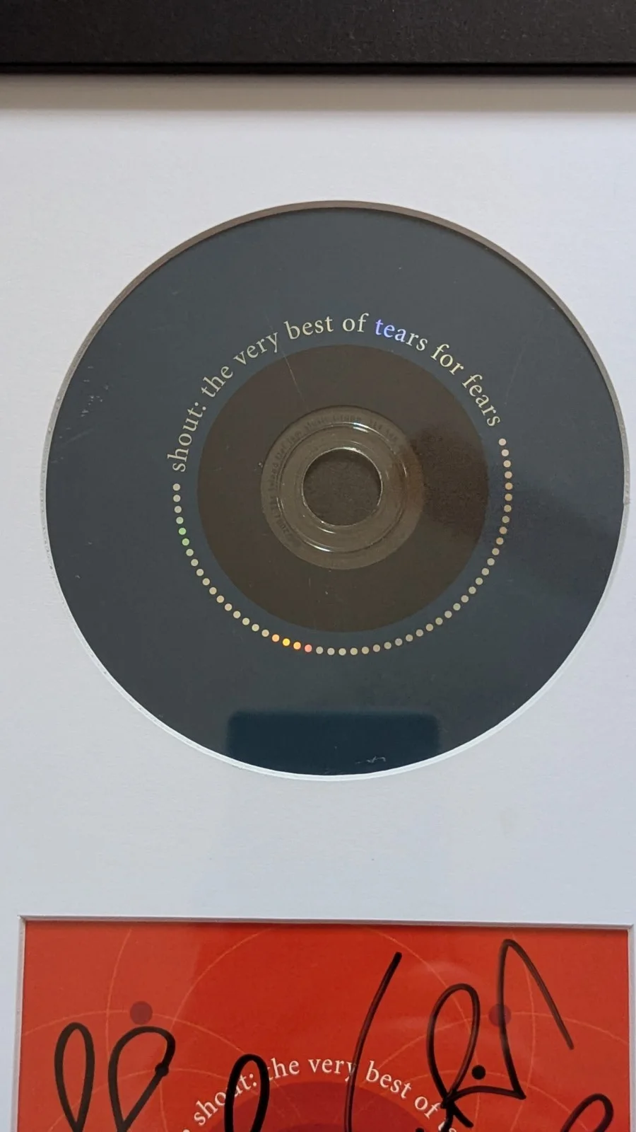 Autographed Tears for Fears CD - Shout: The Very Best of Tears for Fears, изображение 3