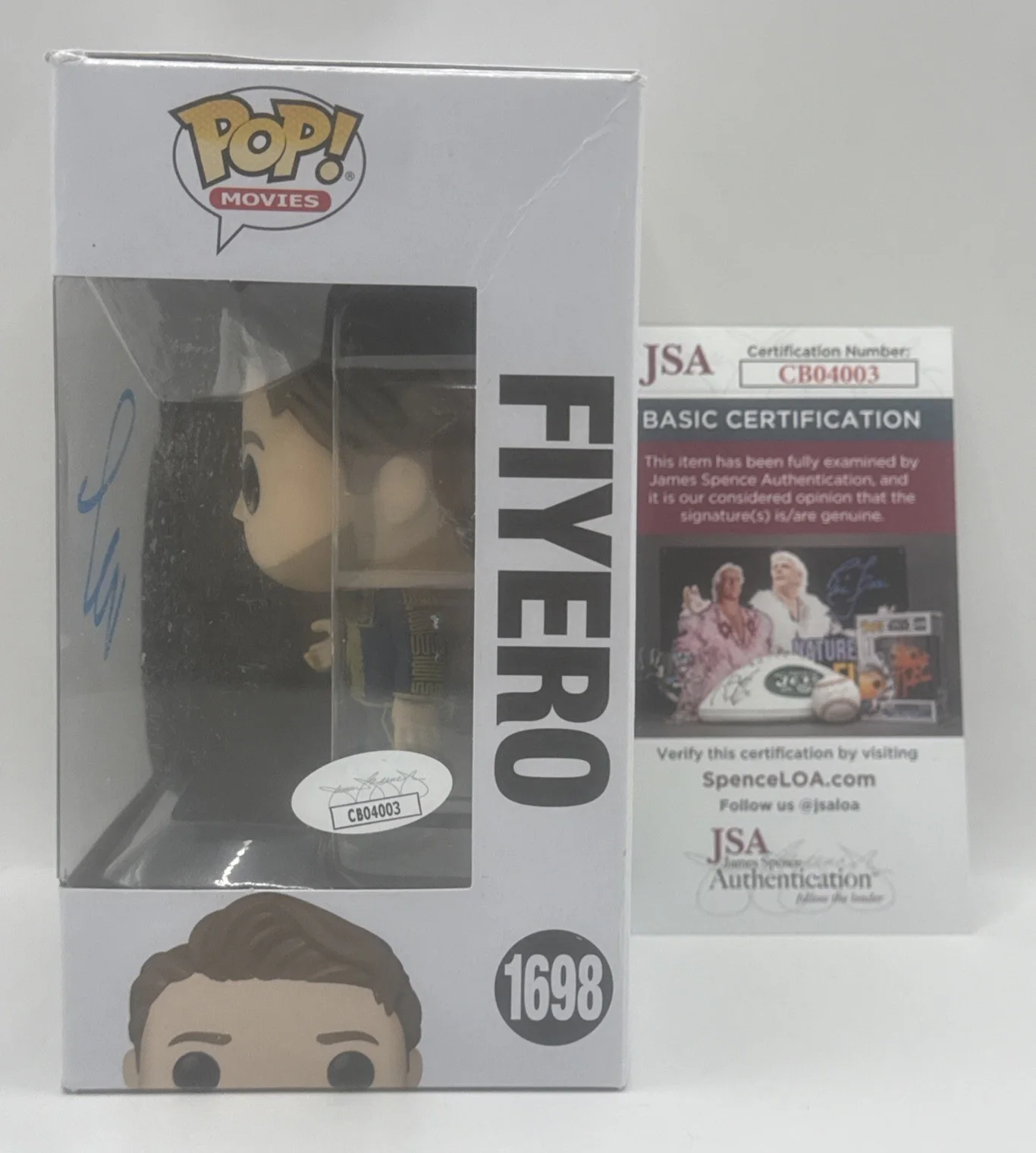 jonathan bailey — Jonathan Bailey Hand Signed FIYERO Funko Pop #1698 WICKED JSA COA AUTOGRAPH, изображение 2