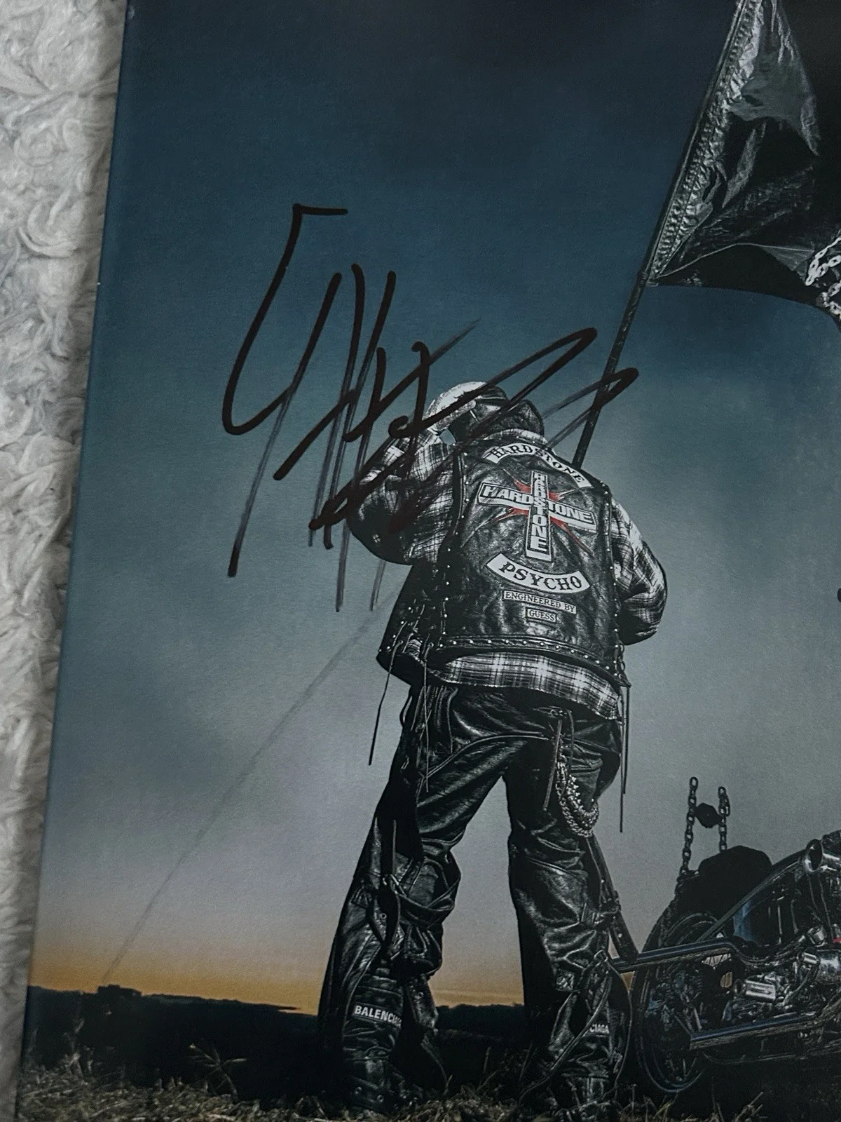 DON TOLIVER signed autographed (HARDSTONE PSYCO) Album Vinyl Beckett COA, image 3