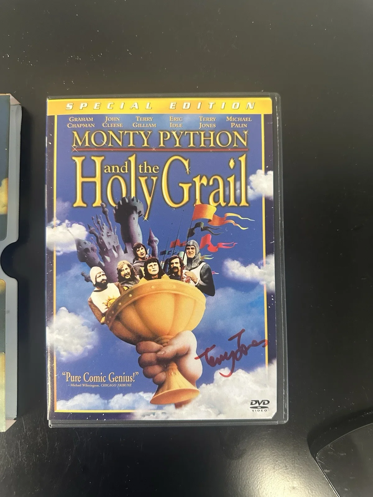 Terry Jones — Terry Jones Signed Autographed Monty Python And The Holy Grail DVD Actor Comedy, image 3