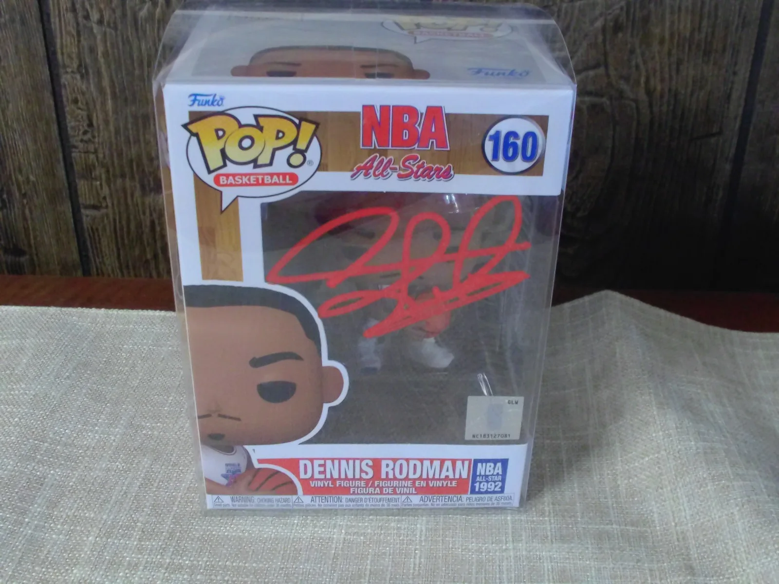 dennis rodman — DENNIS RODMAN signed auto NBA ALL-STARS FUNKO POP FIGURE #160 w/ COA BECKETT