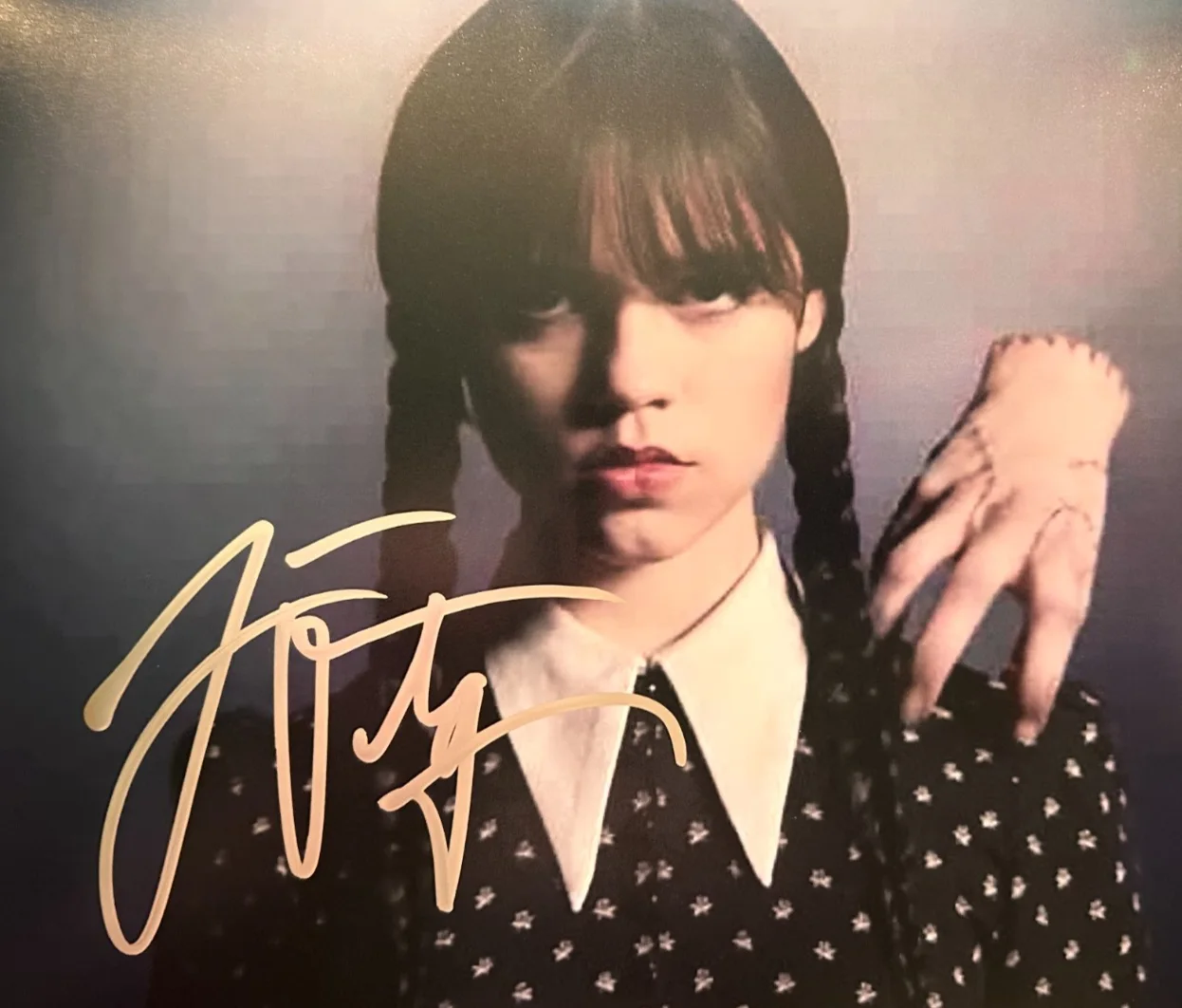 Jenna Ortega — Jenna Ortega [WEDNESDAY] Signed 8x10" Authentic Original Autograph w/COA, image 3