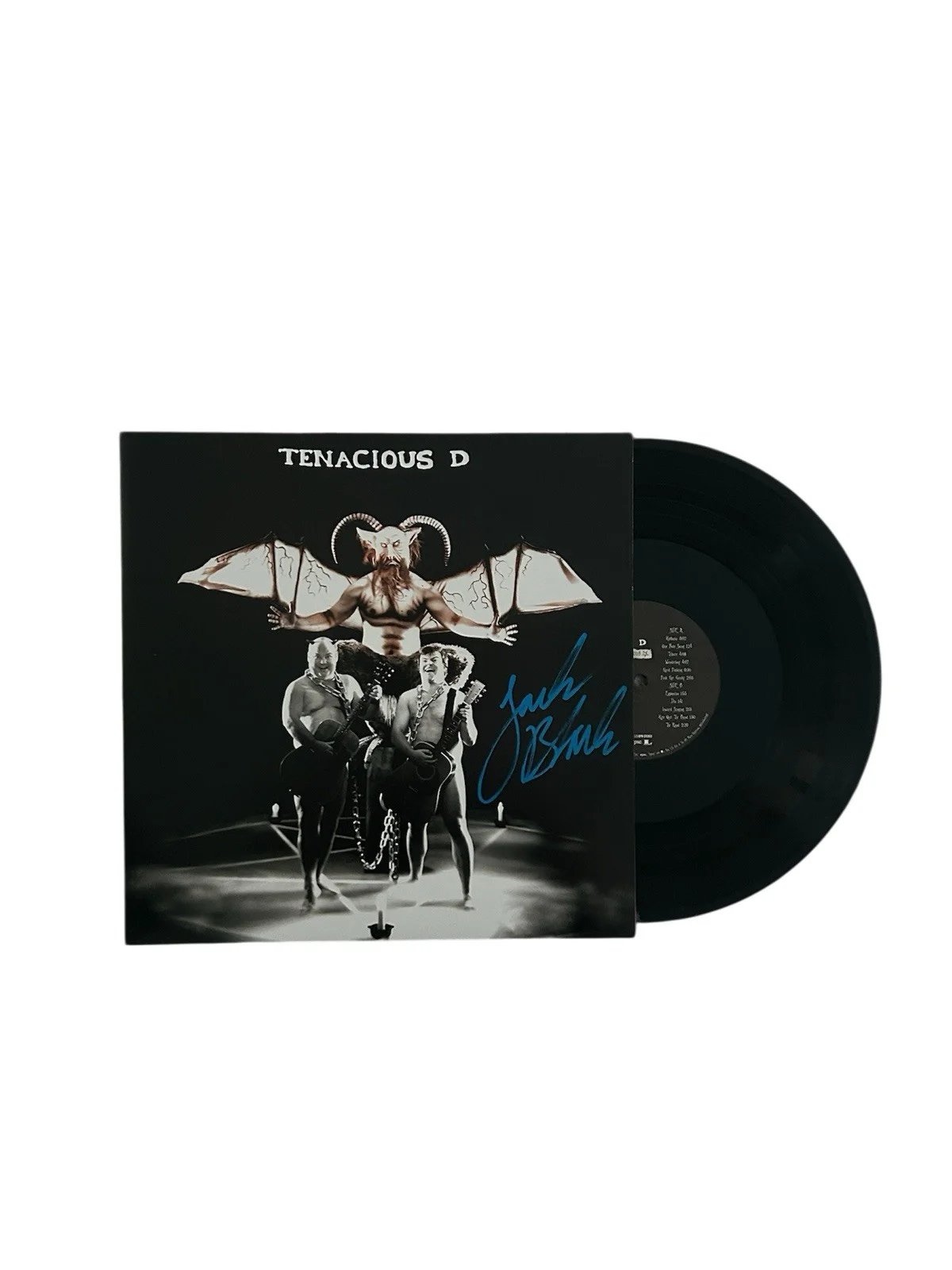 Jack Black TENACIOUS D Vinyl LP Signed Autographed Rare Beckett COA, image 2