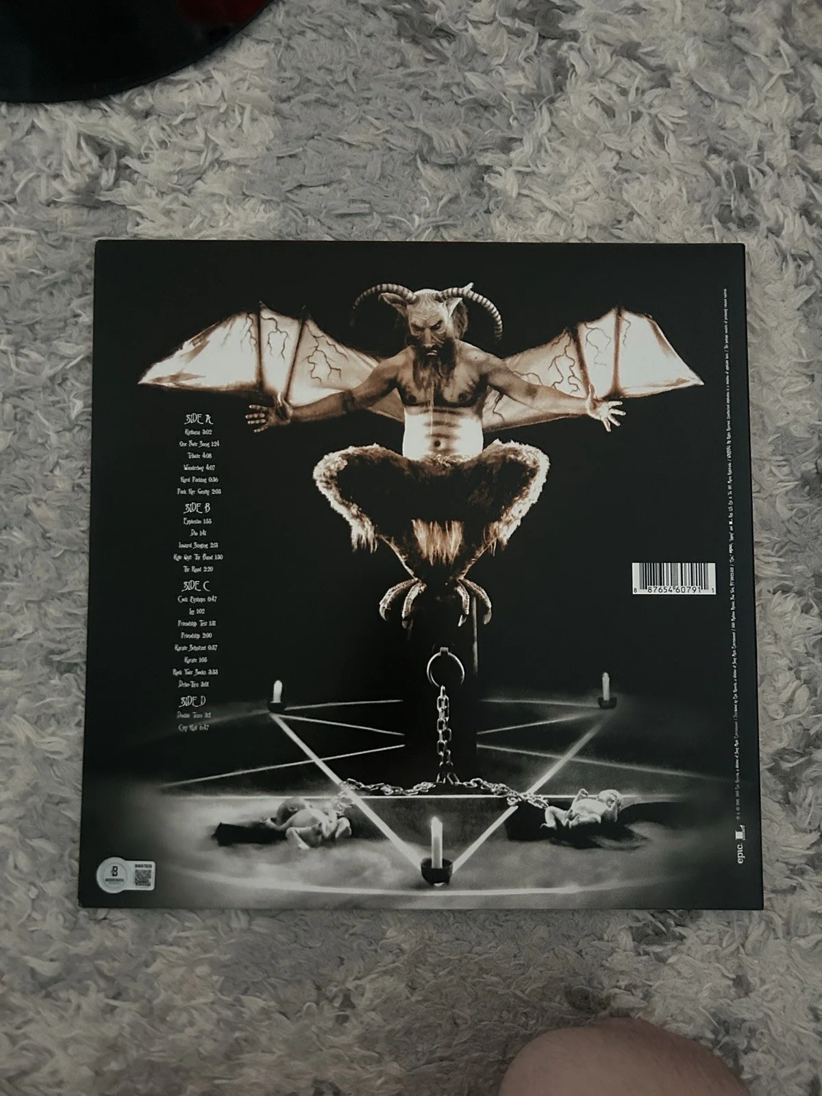Jack Black TENACIOUS D Vinyl LP Signed Autographed Rare Beckett COA, image 4