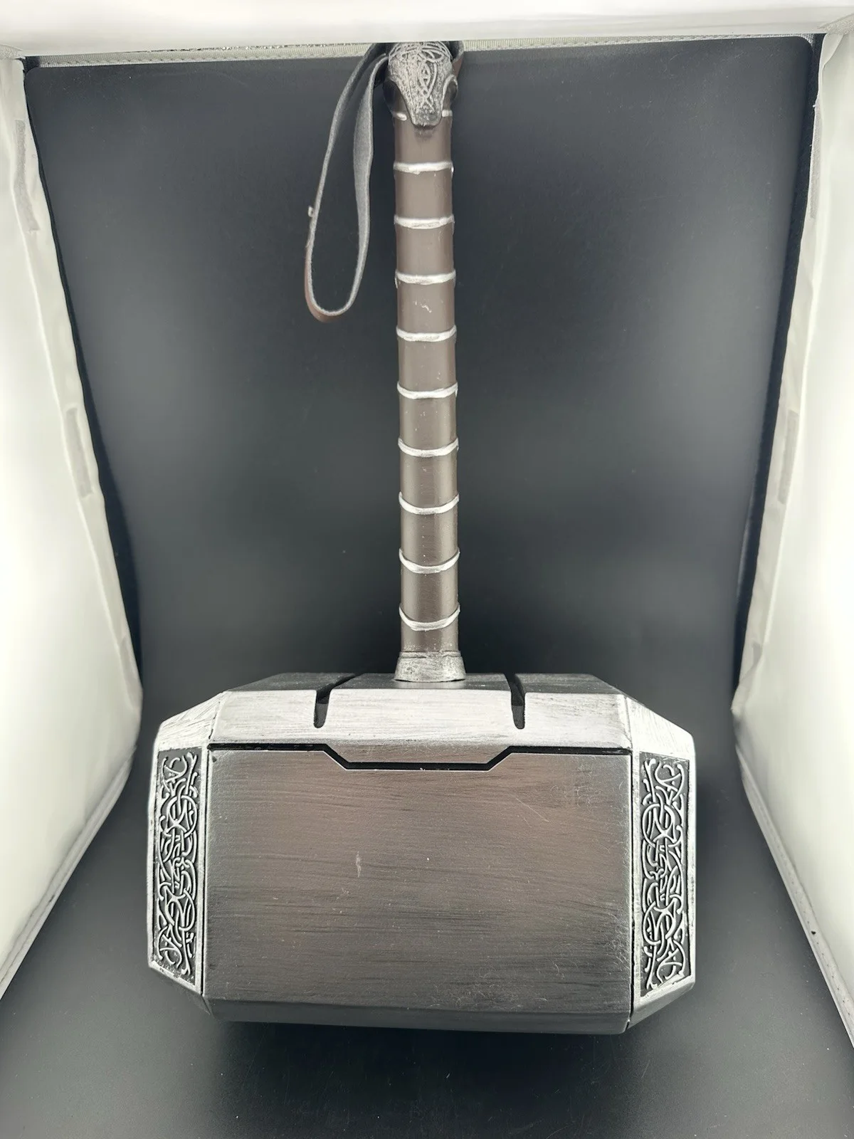 Chris Hemsworth — Avengers Autographed Marvel Legends Thor Mjolnir 1:1 Scale Prop Replica Hammer, image 5
