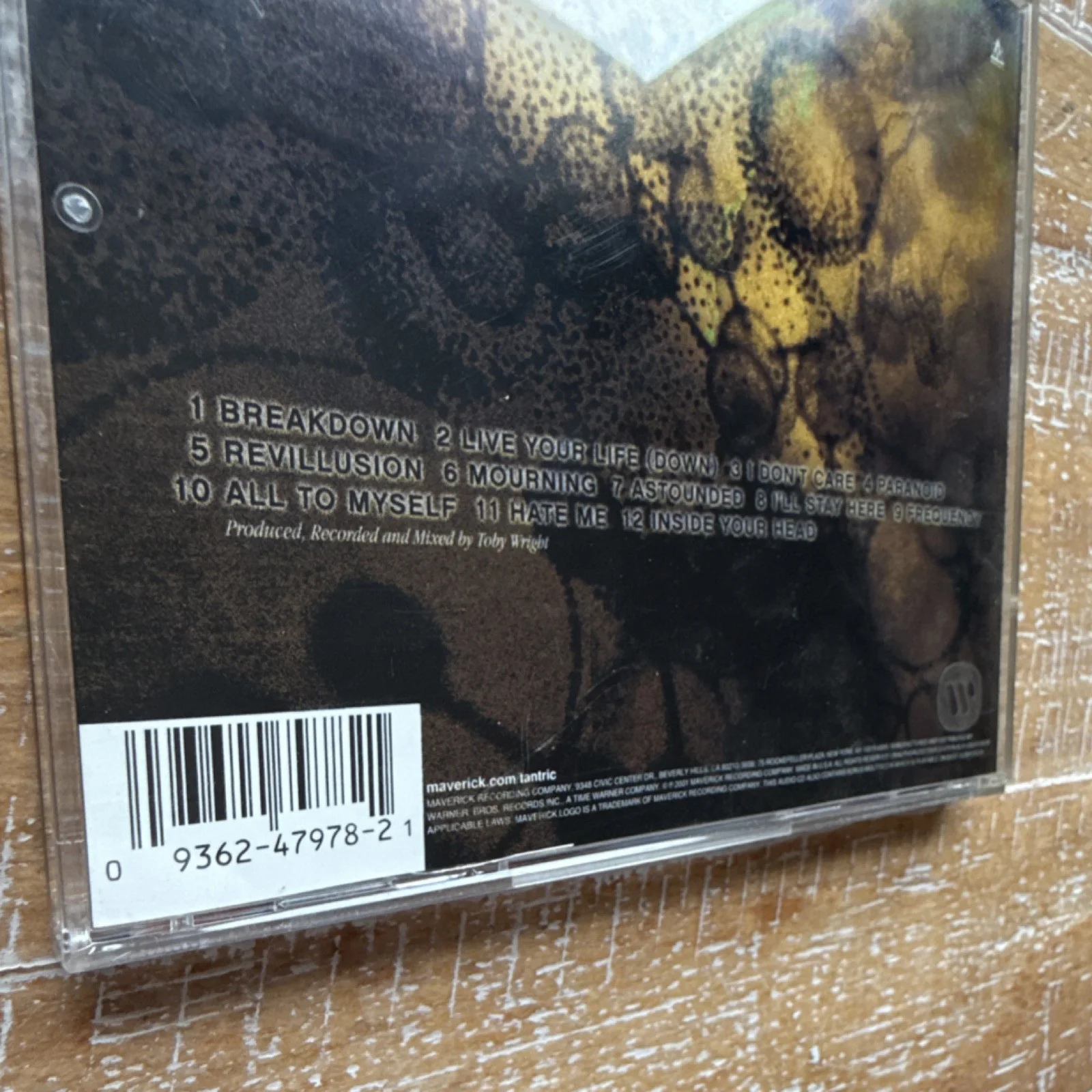 Tantric: Self-Titled CD & Booklet - Signed Insert, image 3