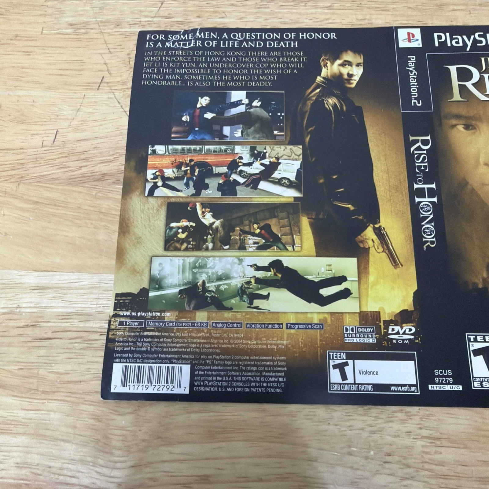 Jet Li — Jet Li Authentic Autograph *RARE* Rise to Honor Sony PlayStation Game, image 3