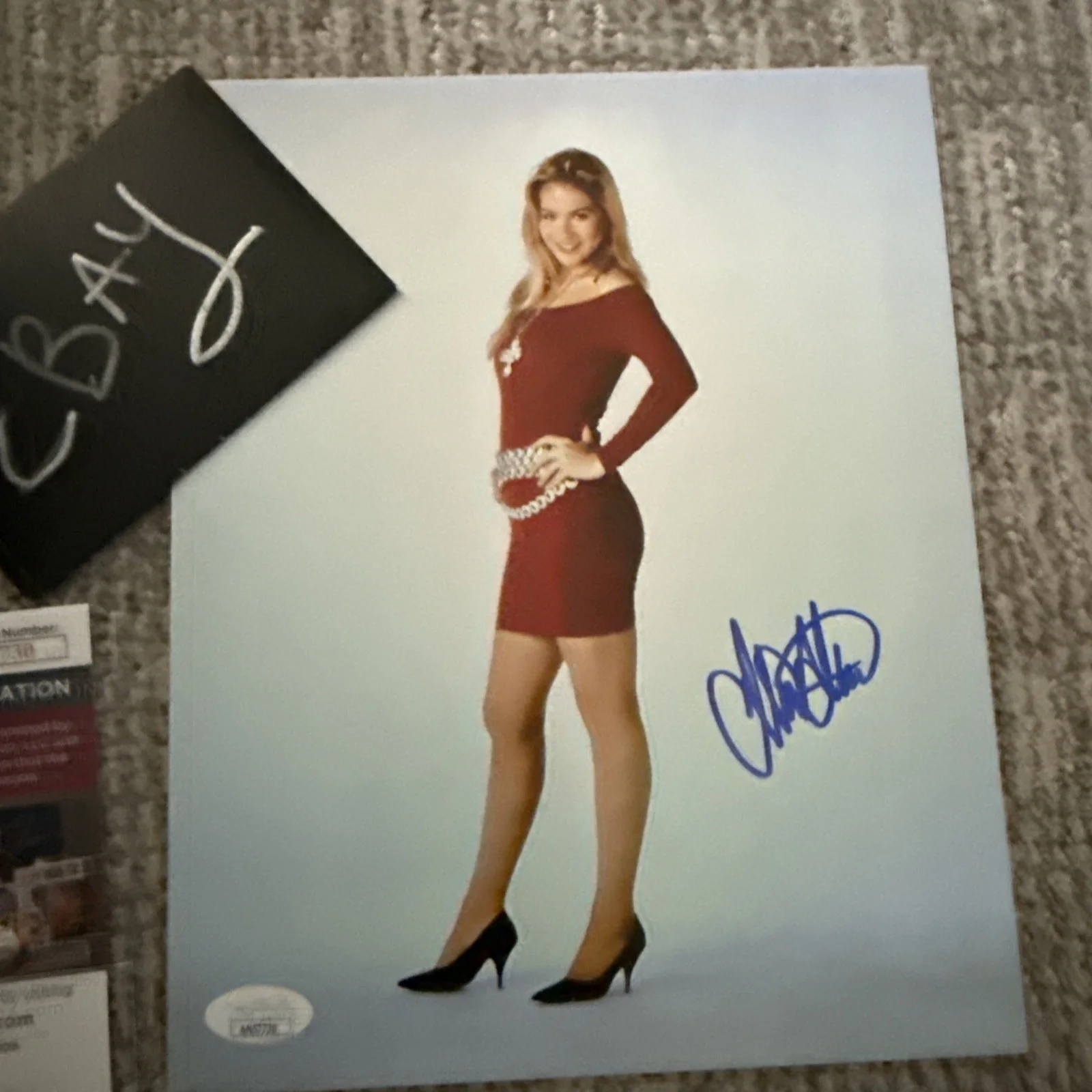 Cristina Applegate SIGNED PHOTO Autograph COA JSA Married With Children, изображение 2