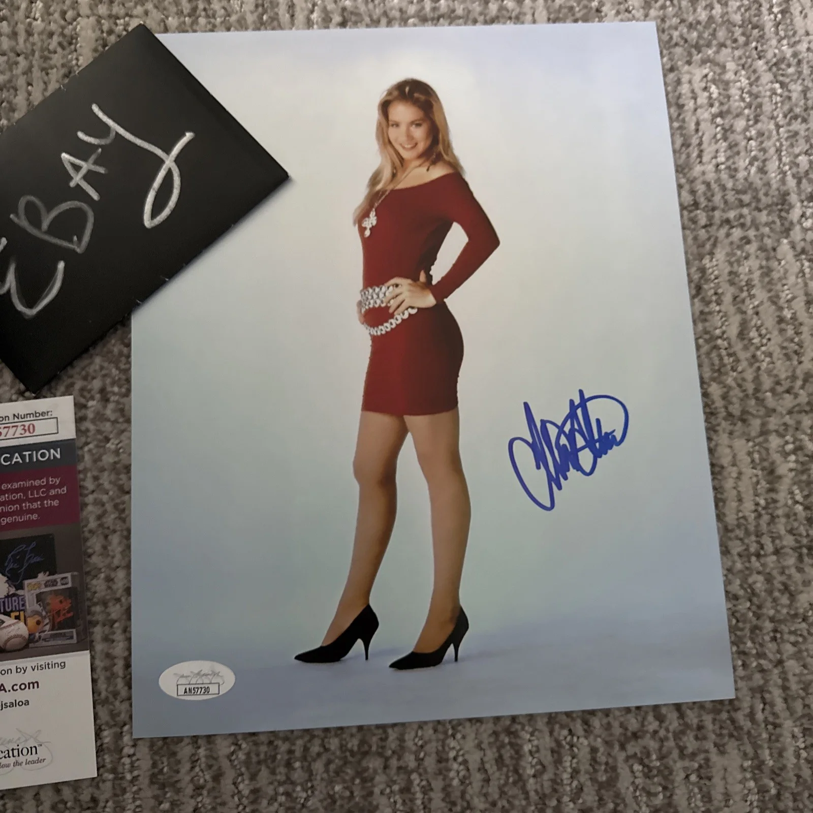 Cristina Applegate SIGNED PHOTO Autograph COA JSA Married With Children, изображение 3