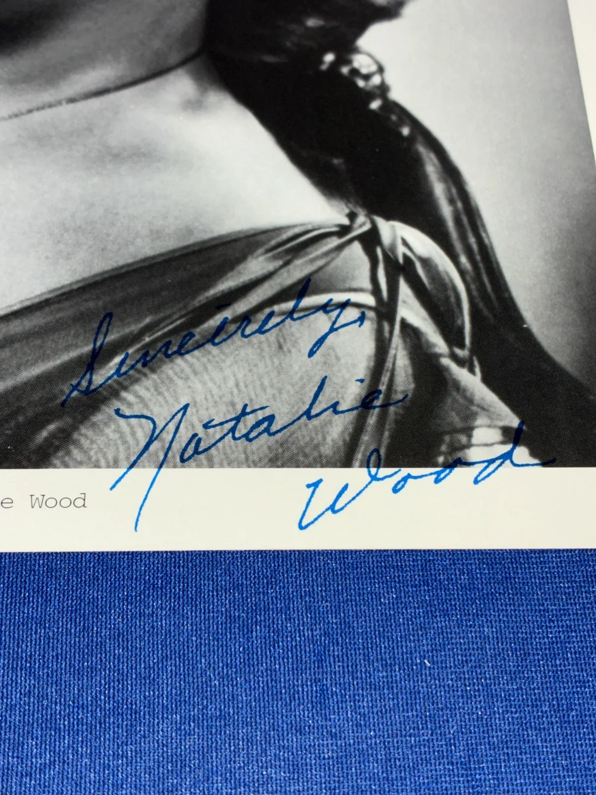 Natalie Wood Vintage Style Photo w Signature Hollywood Actress Collectible Portr, изображение 2