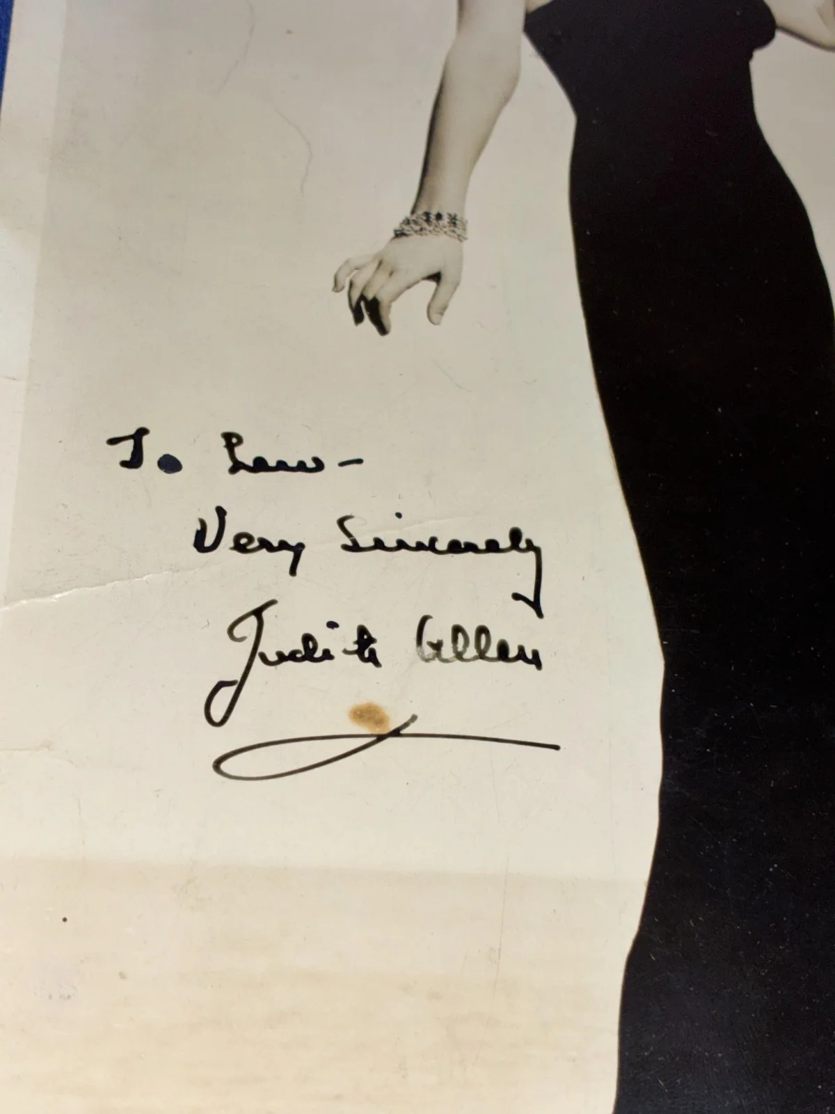 Judith Allen Signed Vintage Photo Autograph Hollywood Actress 1930s Maurice Seym, изображение 2