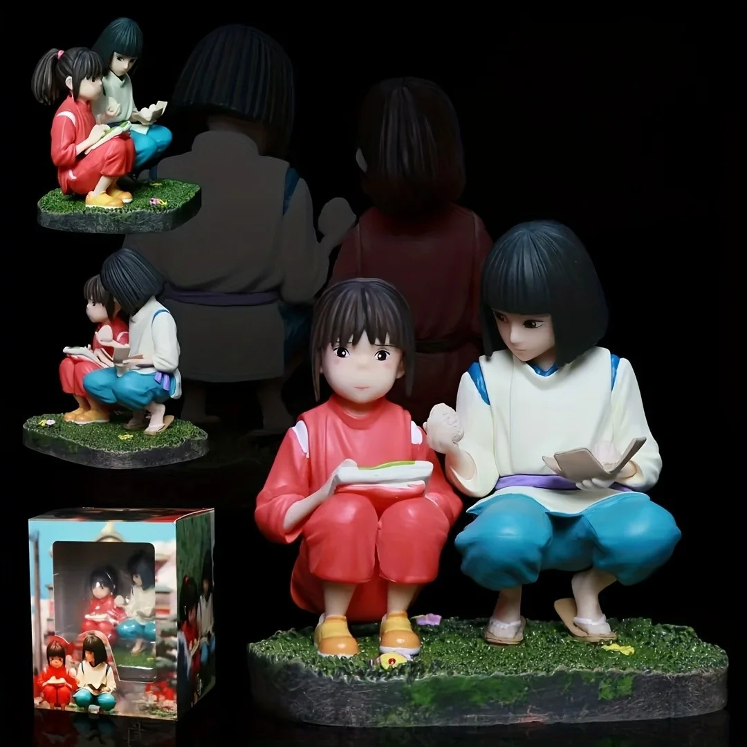 Studio Ghibli Spirited Away Chihiro Haku Figure Statue 9cm x 9cm x 6.5cm, изображение 5