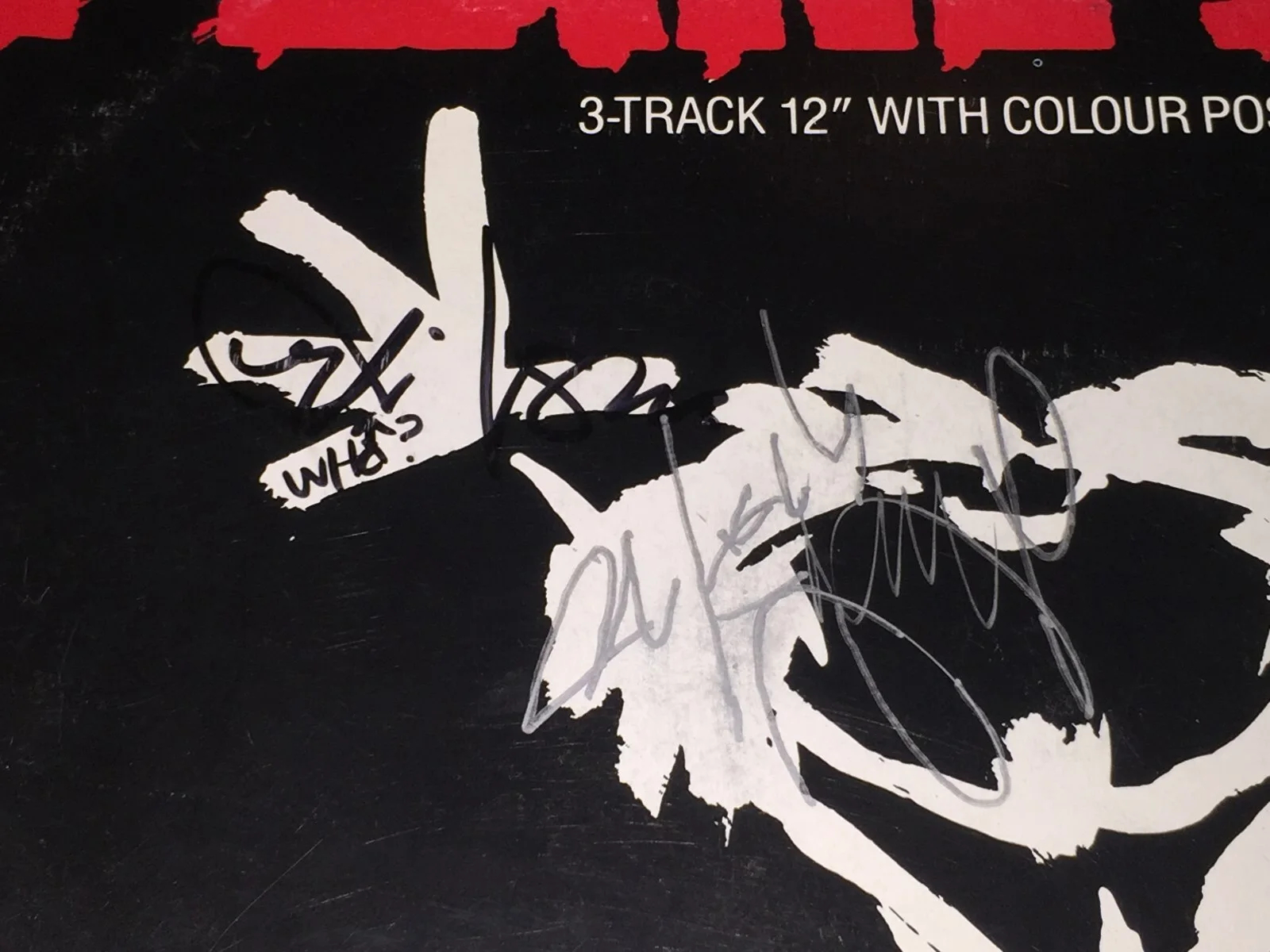 Pearl Jam SIGNED ALIVE 12" Record Single Eddie Vedder Mike McCready & Dave ACOA, image 3