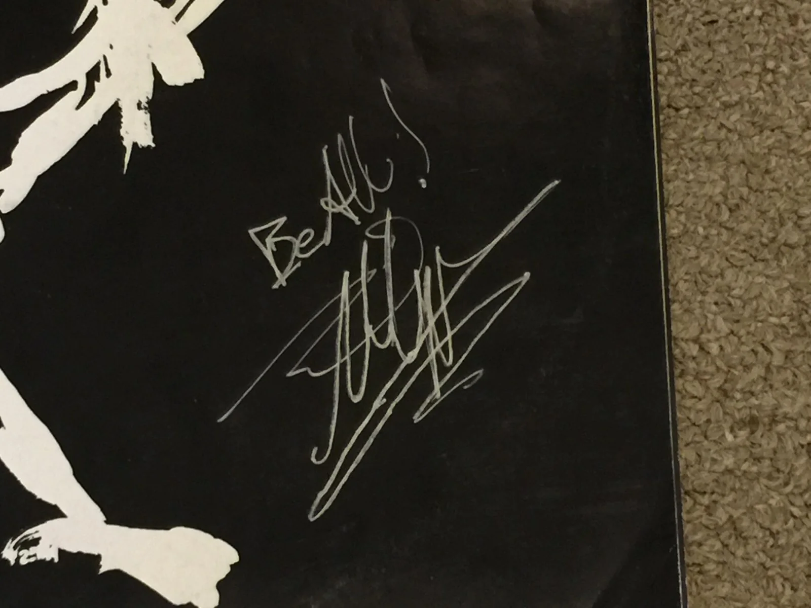 Pearl Jam SIGNED ALIVE 12" Record Single Eddie Vedder Mike McCready & Dave ACOA, image 4