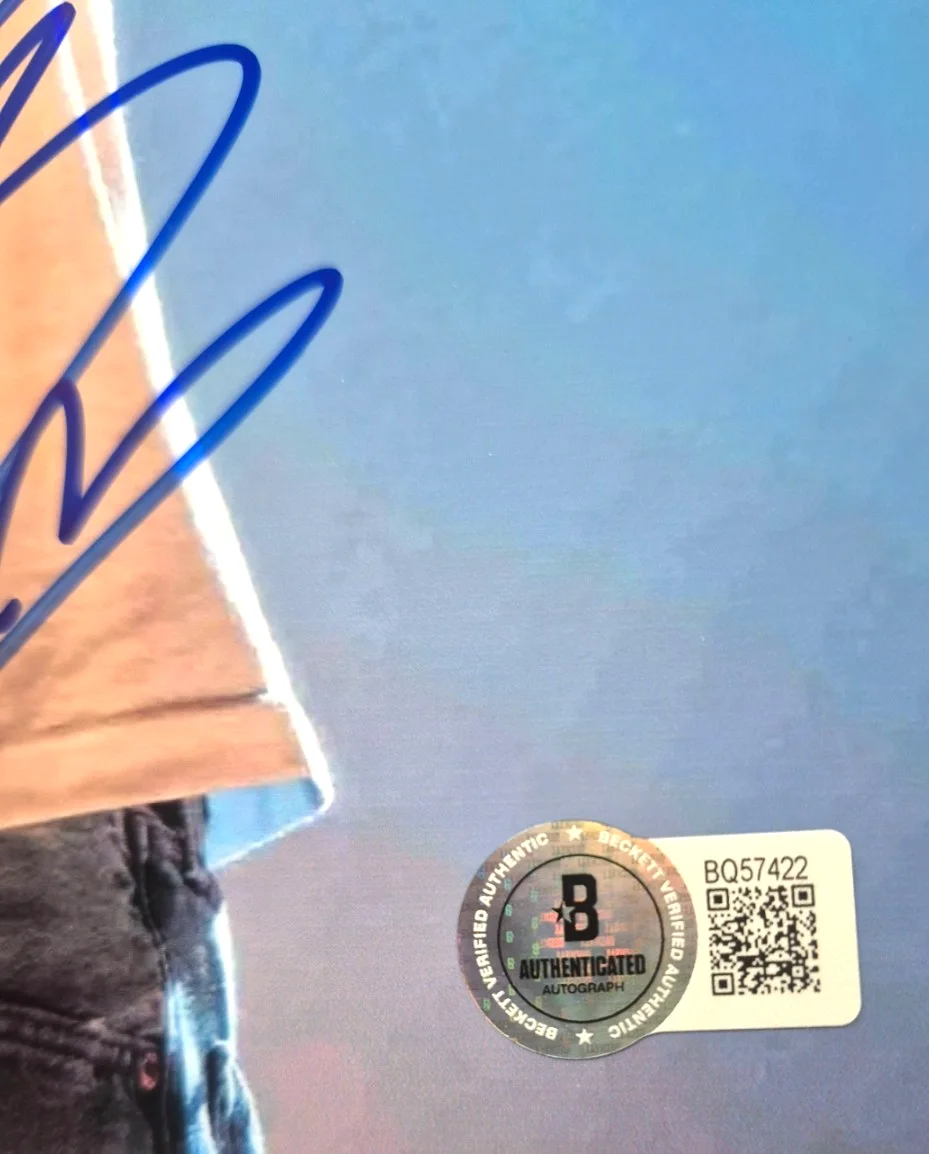 POST MALONE SIGNED AUTOGRAPHED 8X10 PHOTO AUSTIN STONEY CONGRATULATIONS BAS COA, image 3