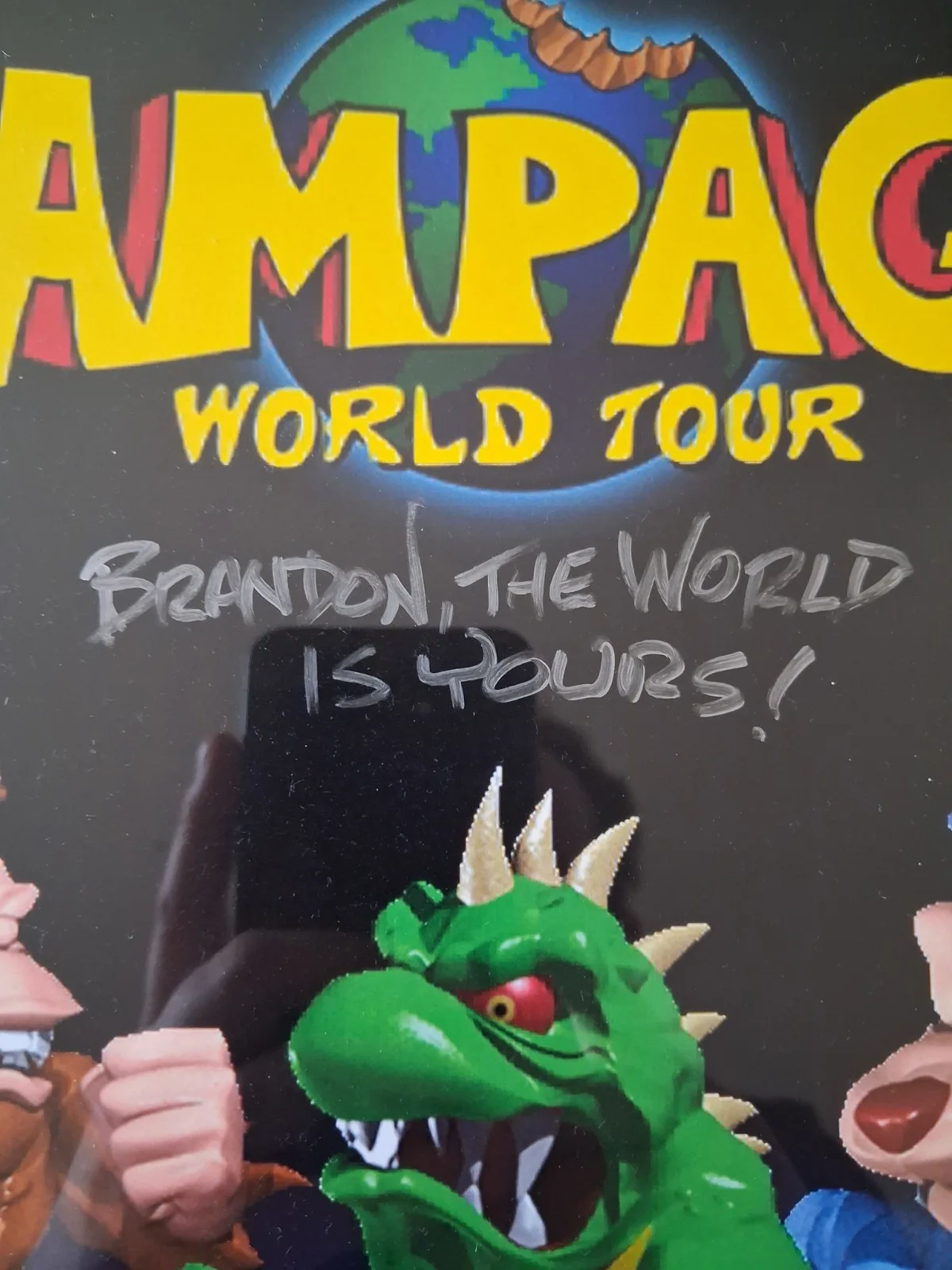 Rampage World Tour Signed Poster, image 3