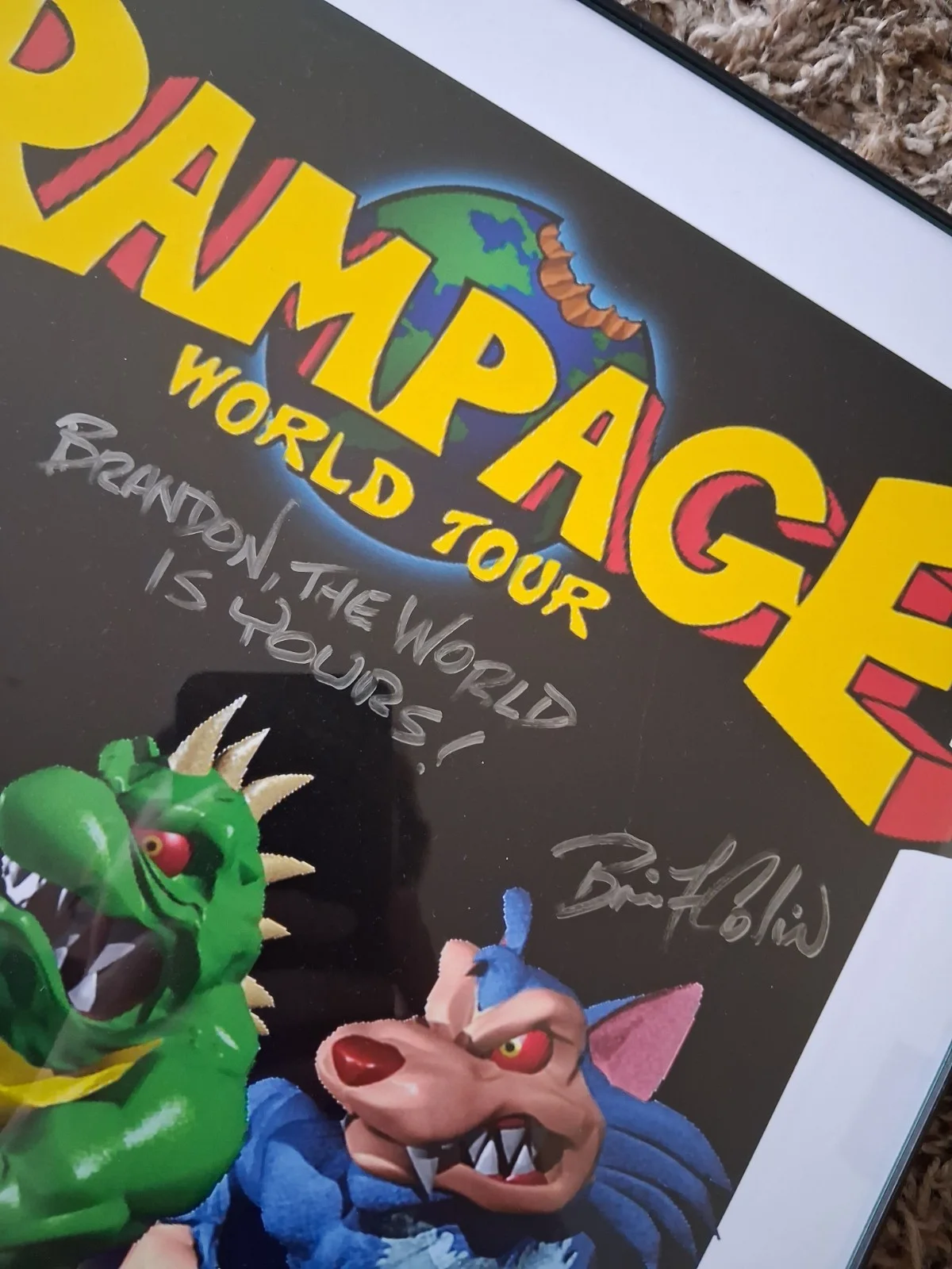 Rampage World Tour Signed Poster, image 4