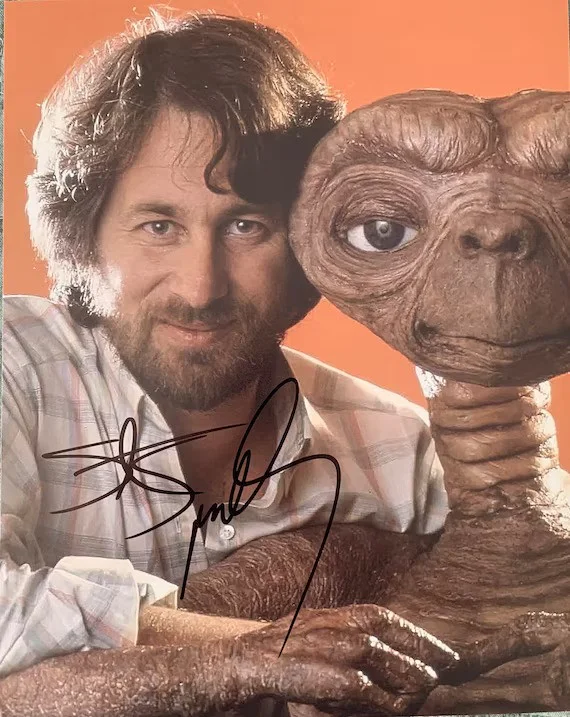 ET CAST — STEVEN SPIELBERG ET MOVIE CAST 8.5X11 SIGNED PHOTO AUTOGRAPH POSTER REPRINT