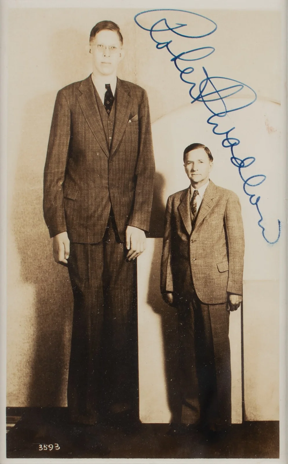 ROBERT WADLOW — ROBERT WADLOW MOVIE 8.5X11 SIGNED PHOTO AUTOGRAPH POSTER WORLDS TALLEST MAN