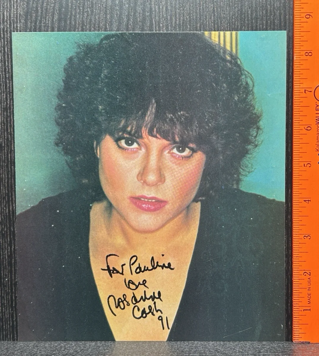 Roseanne Cash — ROSANNE CASH SIGNED MAGAZINE PAGE Original Autograph JSA COA The Little Rascals, изображение 2