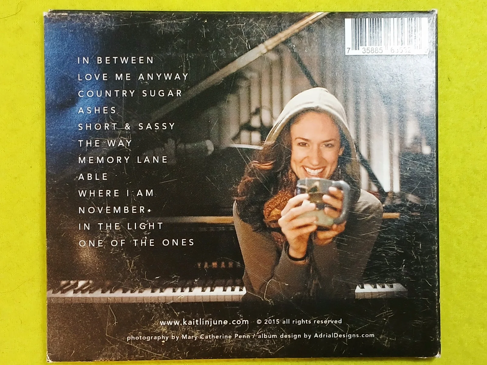 SIGNED Kaitlin June - Let It In (CD, 2015, Digipak) AUTOGRAPHED KJ RARE OOP Jazz, изображение 3