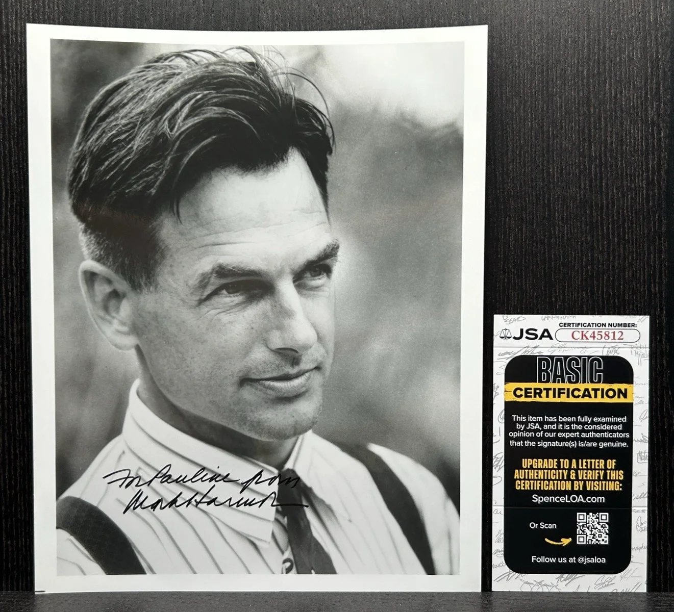 Mark Harmon — MARK HARMON HAND SIGNED 8x10 PHOTO Original Autograph JSA COA Star Actor NCIS, image 2