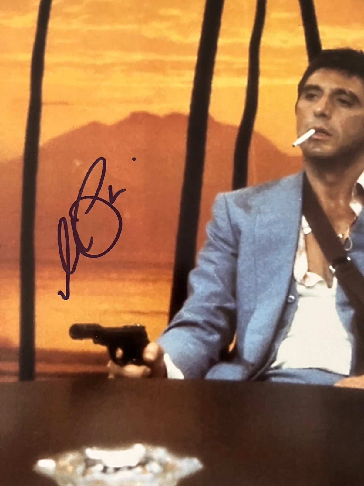 Al Pacino Signed Scareface Photo 14"x11" with PSADNA, изображение 2