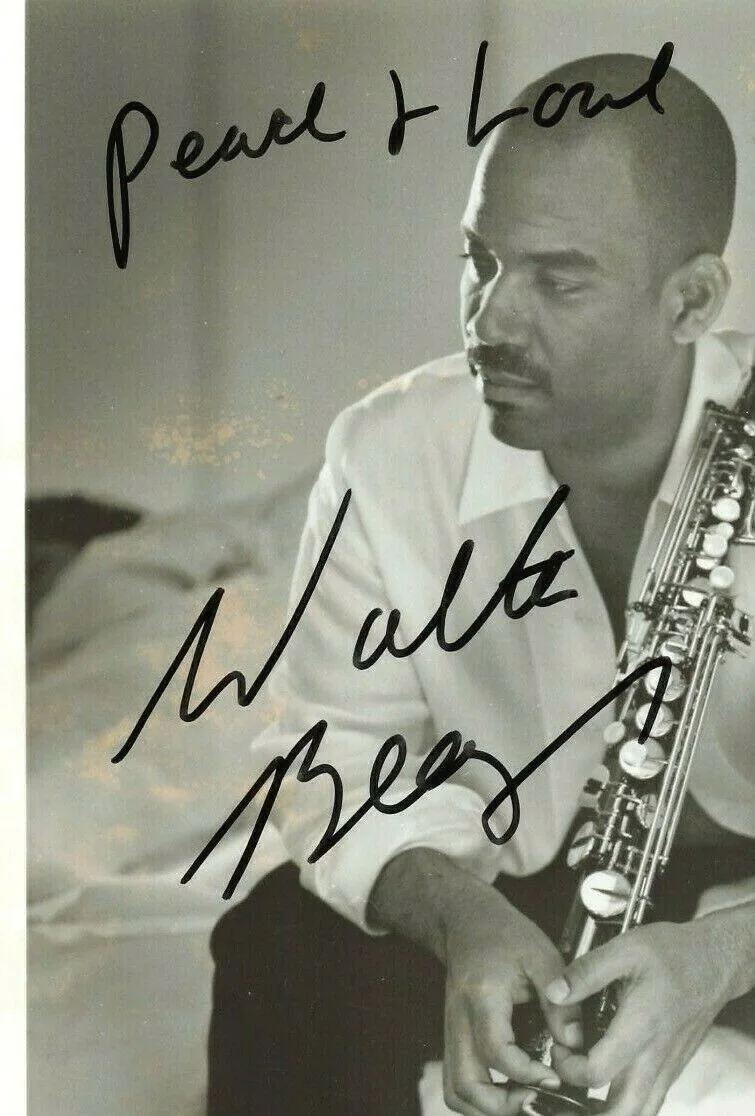 Walter Beasley Hand Signed Autographed Photo 8x10 Musician Saxophonist *P33a, image 2