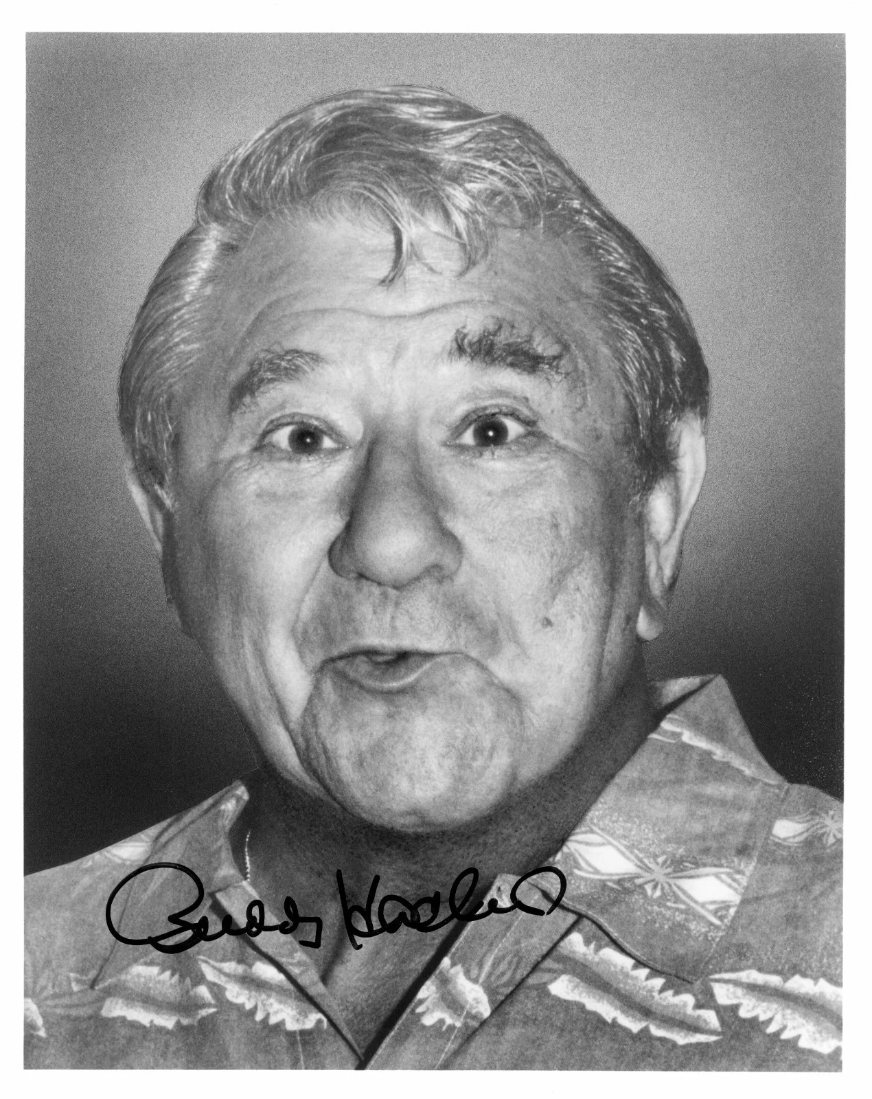 Buddy Hackett — BUDDY HACKETT Signed Autograph 8x10 Love Bug Jack Frost Music Man Comedian