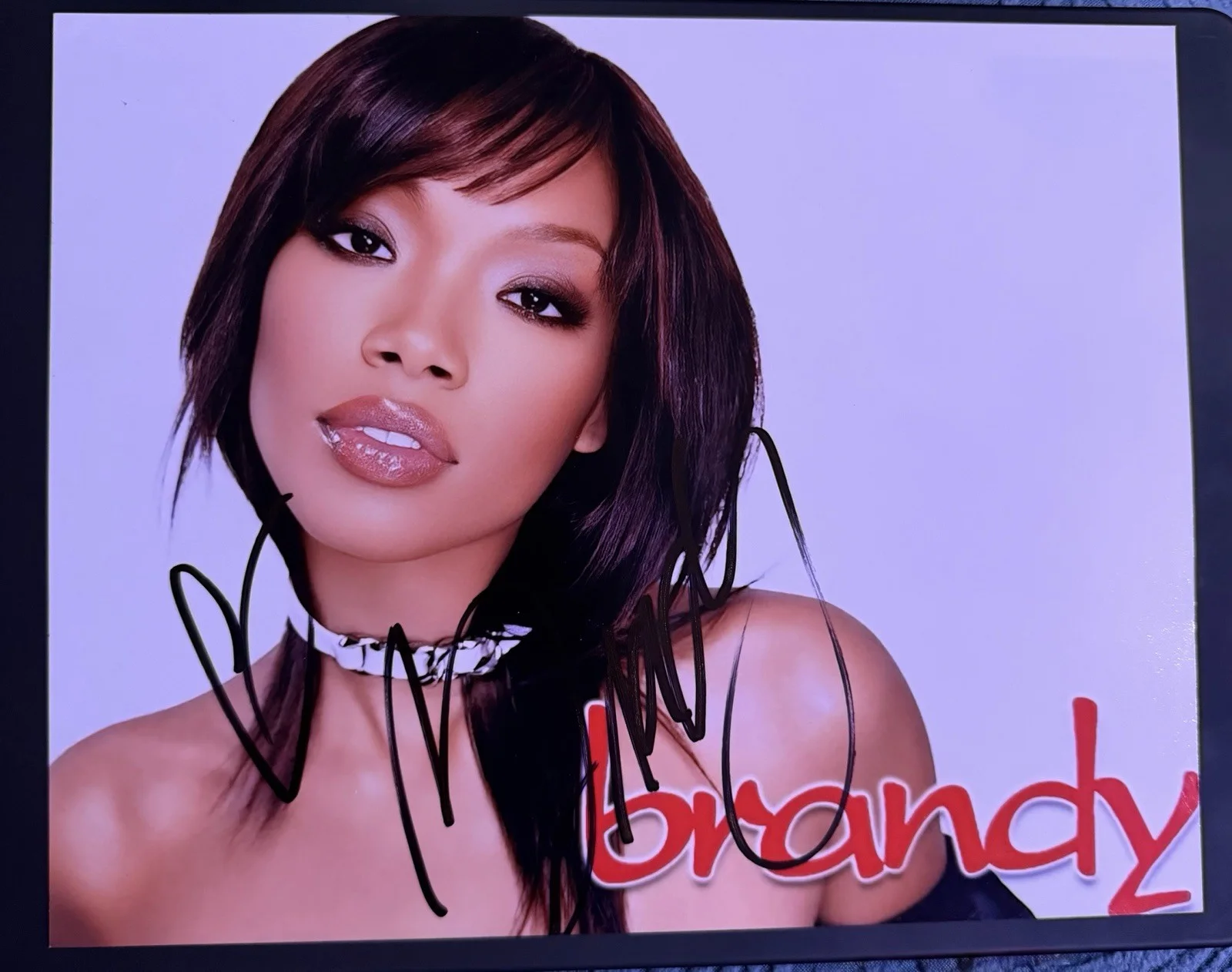 Brandy — Brandy Signed 8x10 Photo Autograph Luster + Video Proof Authentic, изображение 2