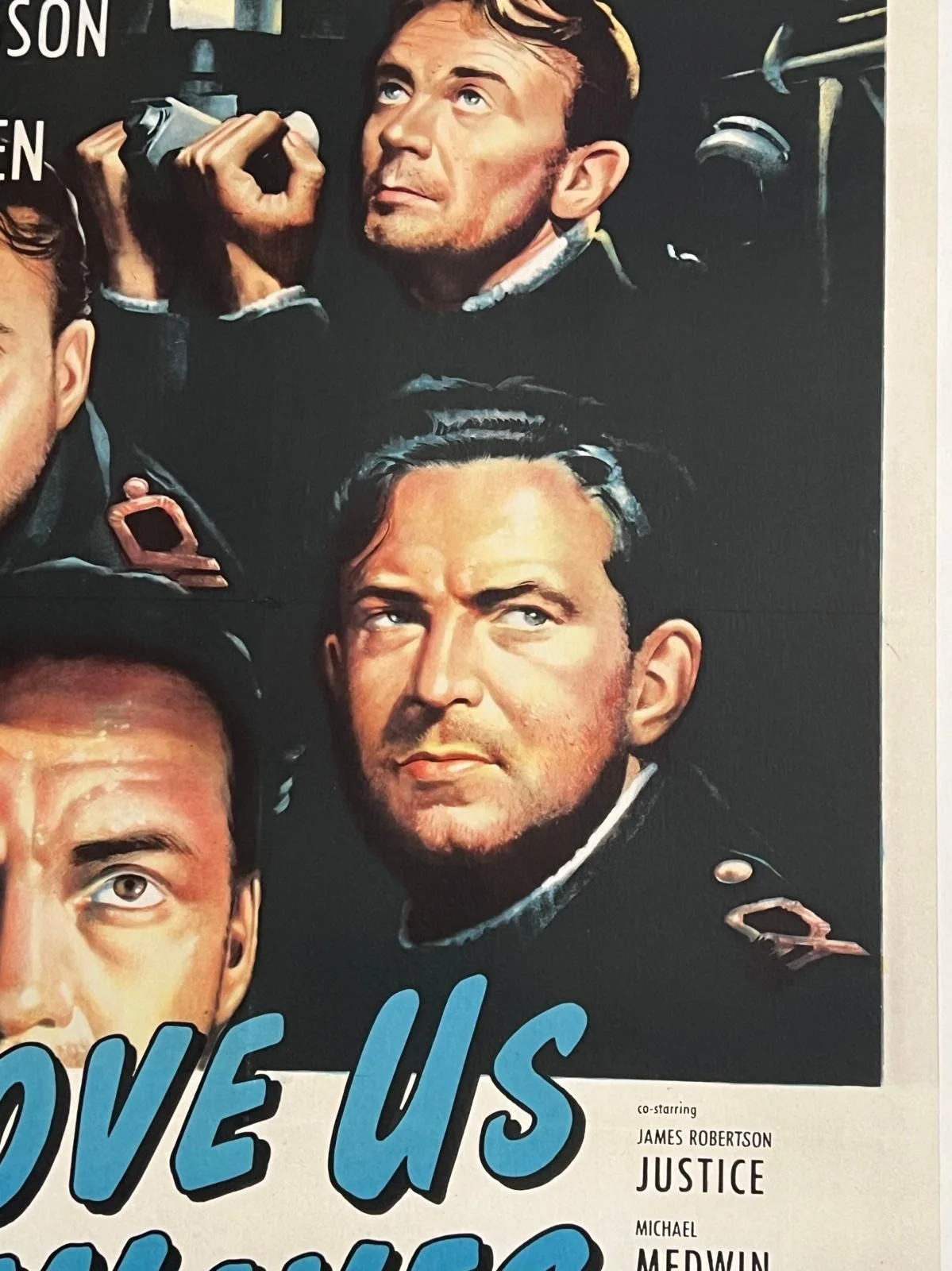 Above Us The Waves Original US One Sheet LINEN BACKED Film Poster 1956 27x41", image 3