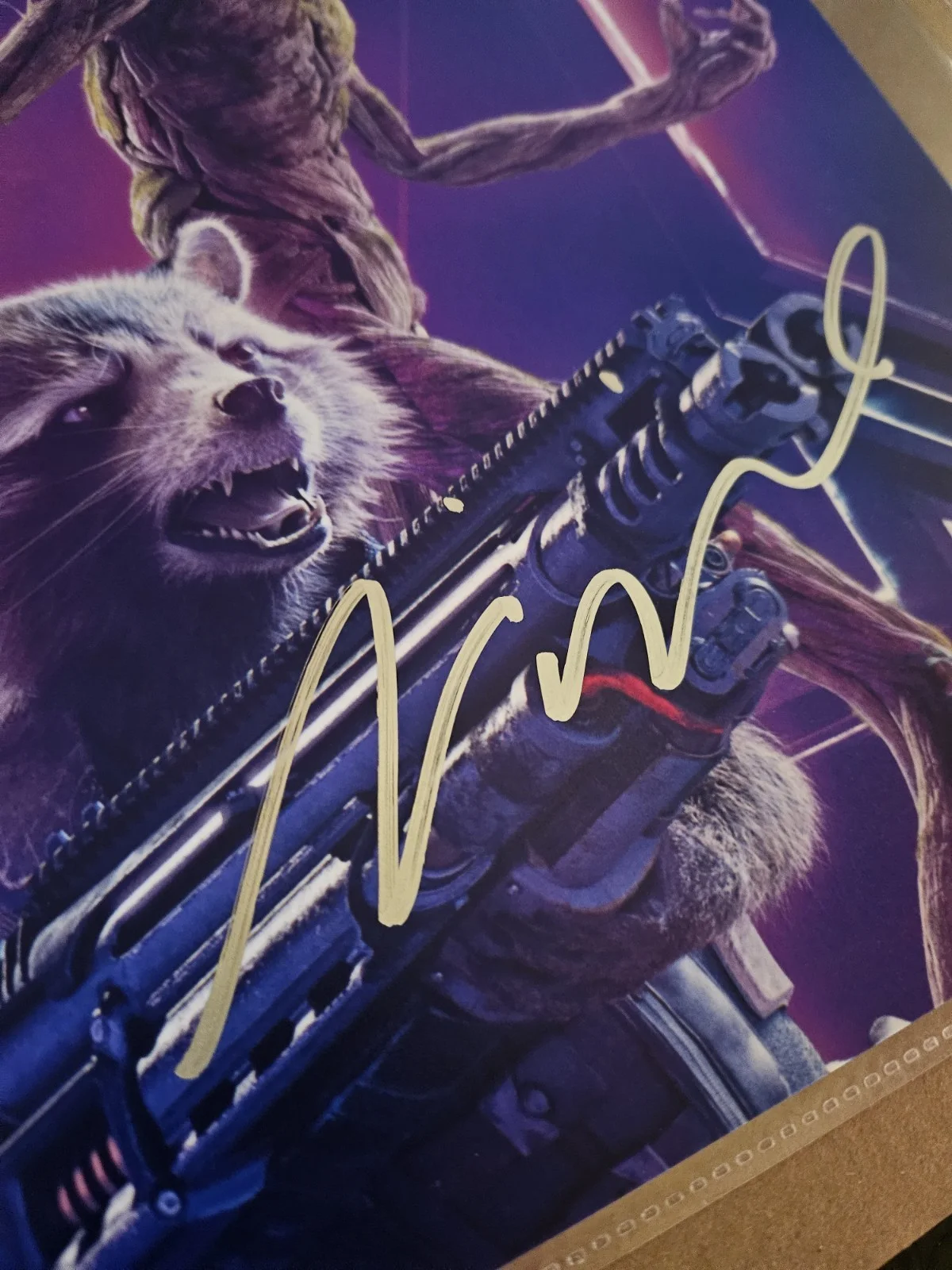 ORIGINAL VIN DIESEL & BRADLEY COOPER AUTOGRAPHS! 8X12" PHOTO W/ COA G.GALAXY 🎬, изображение 5