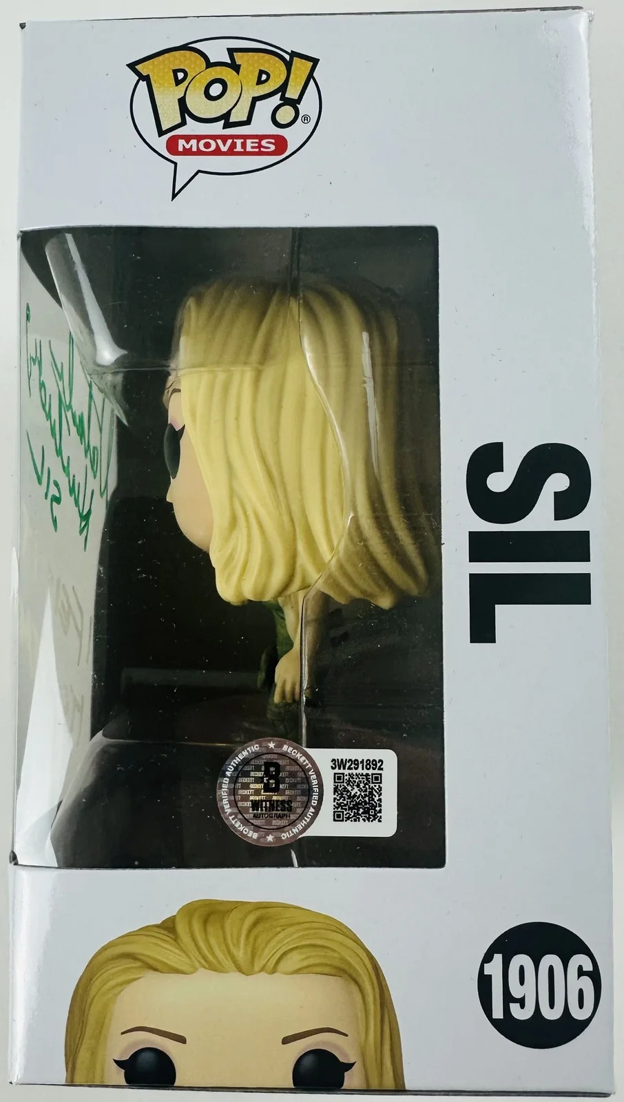 Natasha Henstridge — Natasha Henstridge Signed Sil Funko Pop 1906 Species Autograph BAS 892, image 2