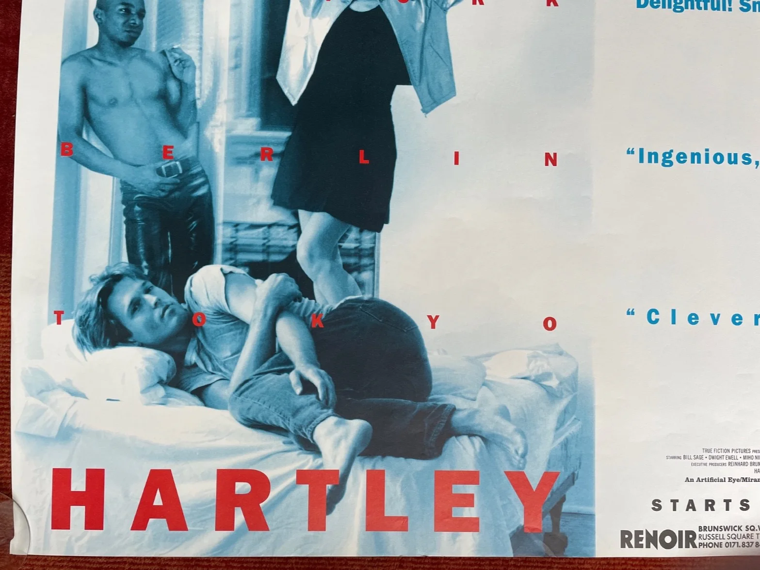 FLIRT (1995) Original UK Quad Movie Poster Hal Hartley Director, изображение 4