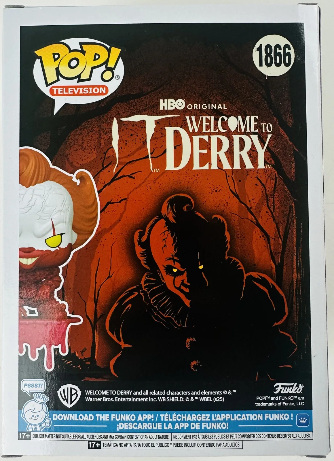 Dustin Faith — Dustin Faith Signed Blood Pennywise Funko 1866 Welcome to Derry Autograph BAS 26, изображение 4